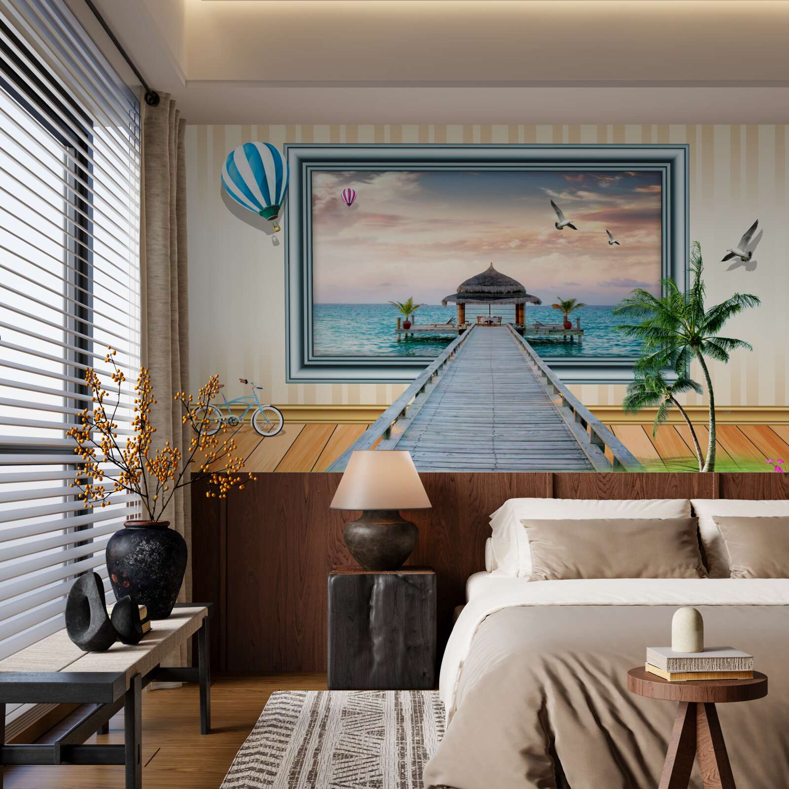 Fototapeta obrázok s morským dokom