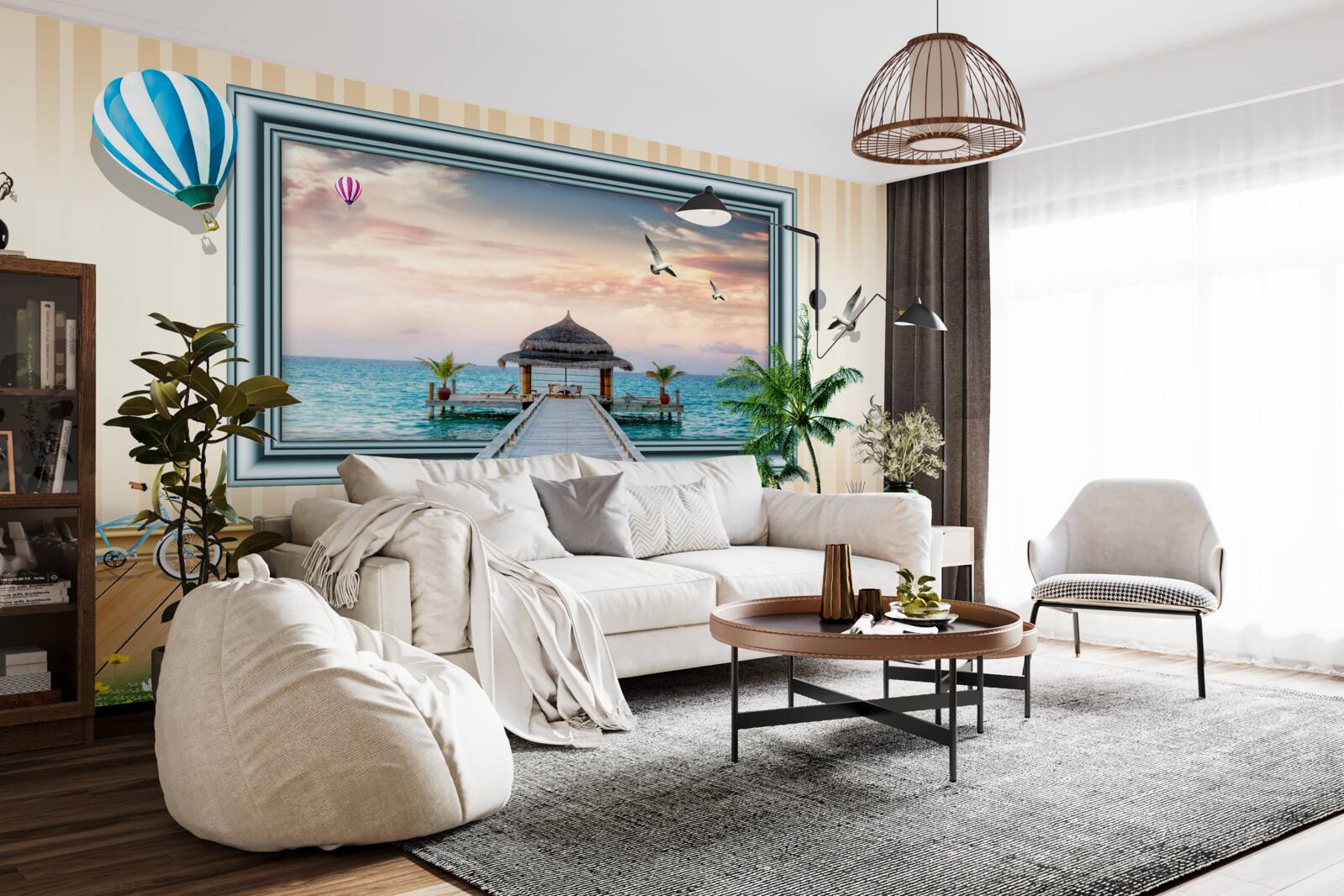 Fototapeta obrázok s morským dokom