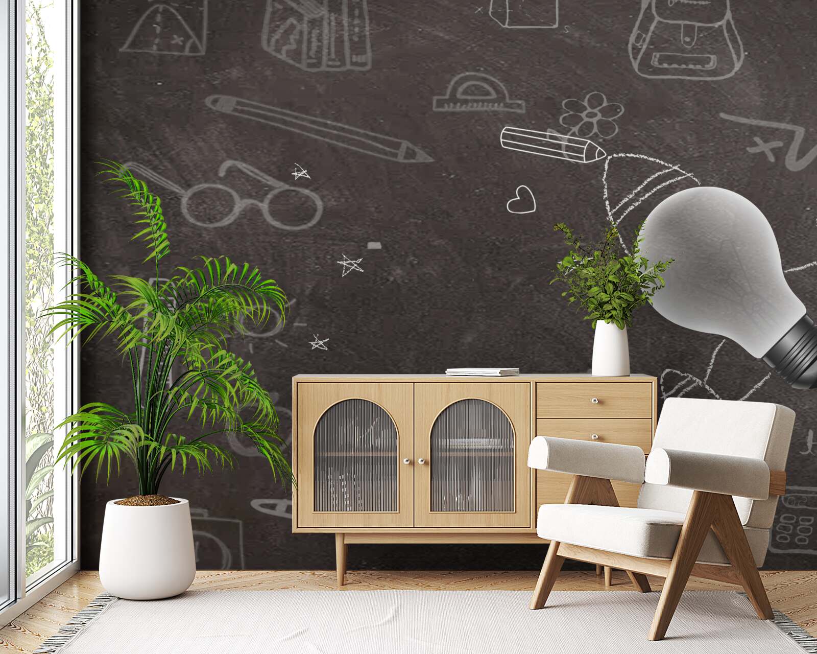 Fototapeta na tabuli s kriedou - učenie spojené s kreativitou