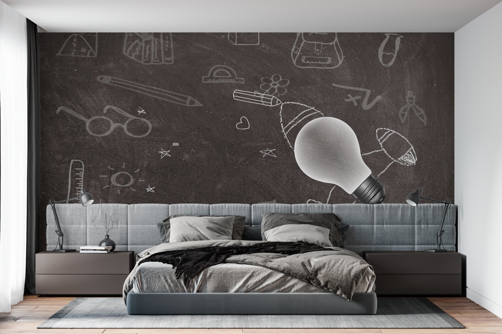 Fototapeta na tabuli s kriedou - učenie spojené s kreativitou