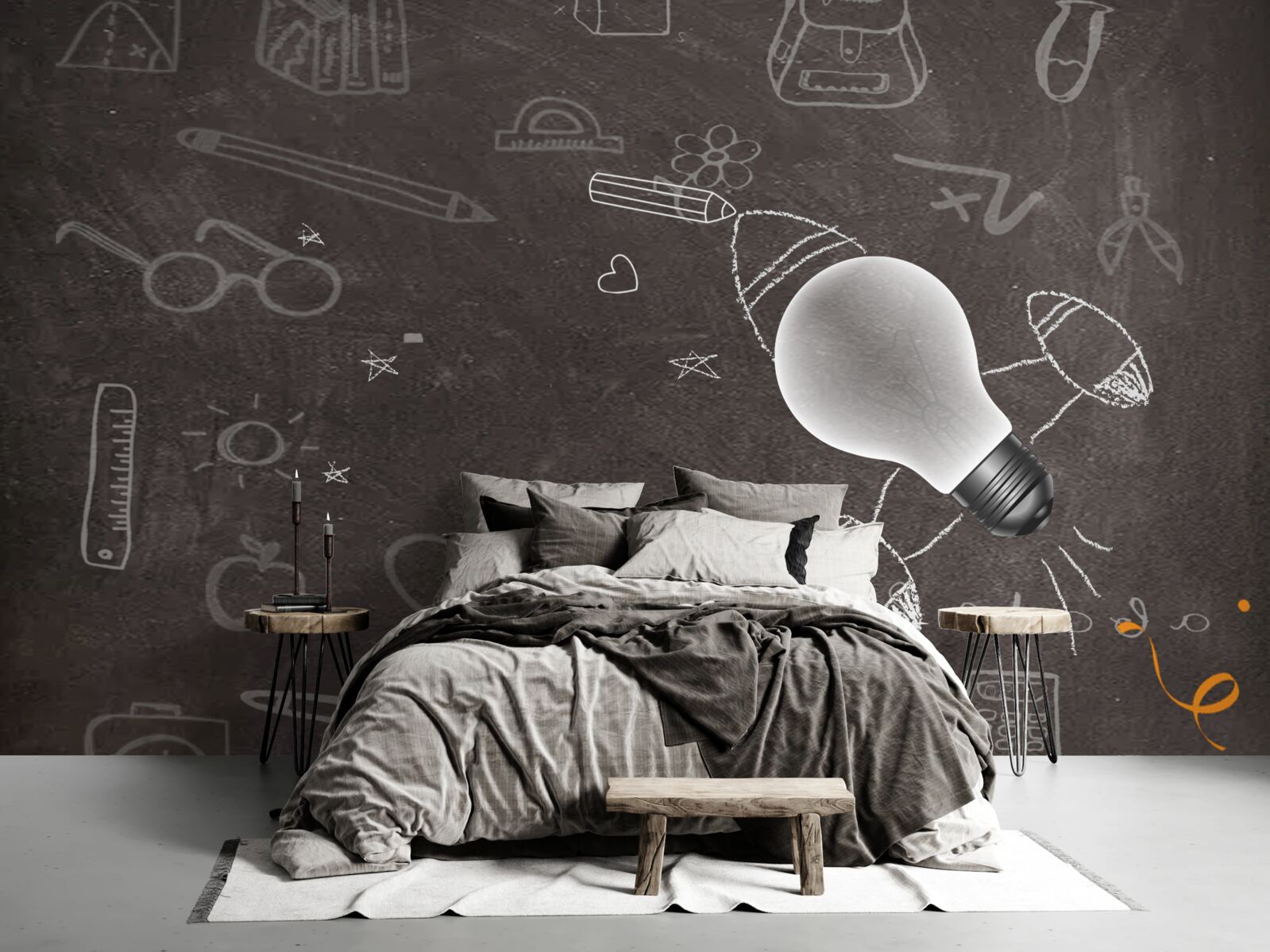 Fototapeta na tabuli s kriedou - učenie spojené s kreativitou