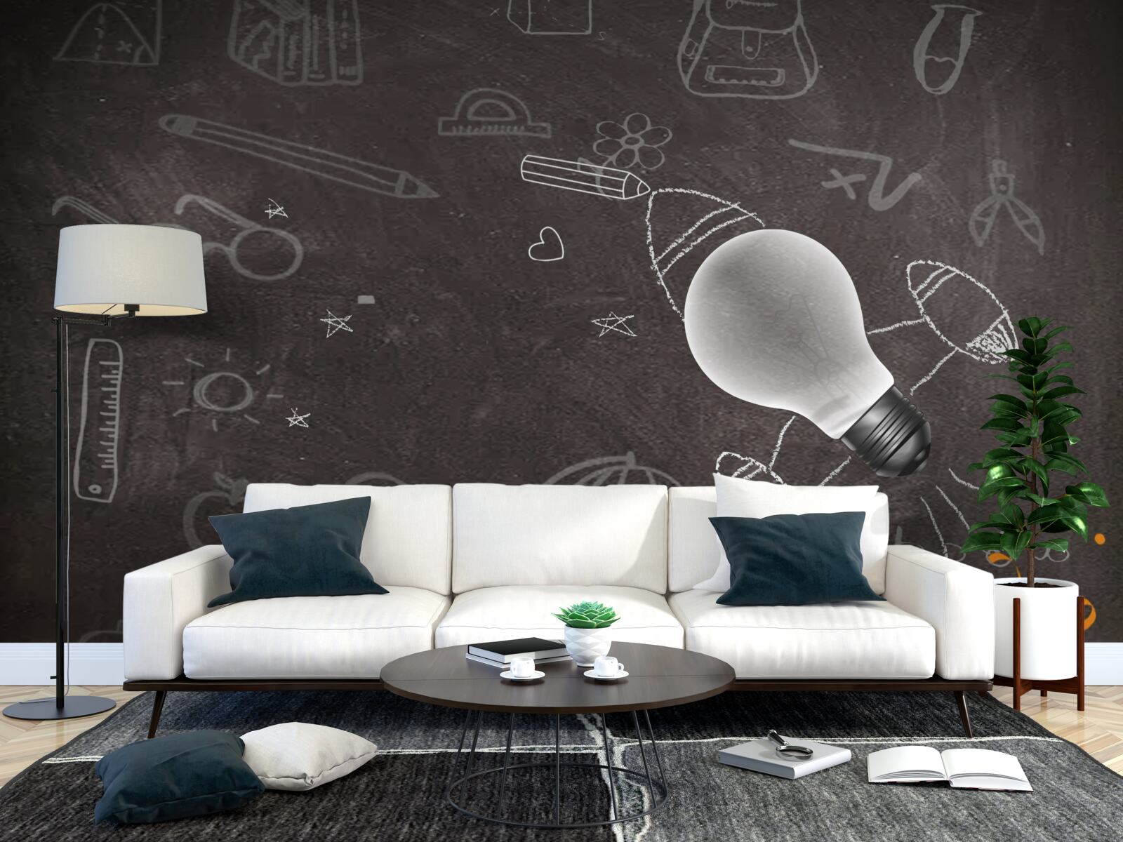 Fototapeta na tabuli s kriedou - učenie spojené s kreativitou