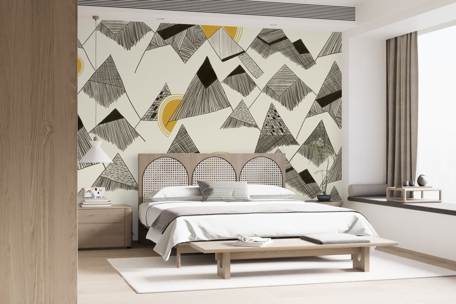 Fototapeta ostré štíty a štíty hôr