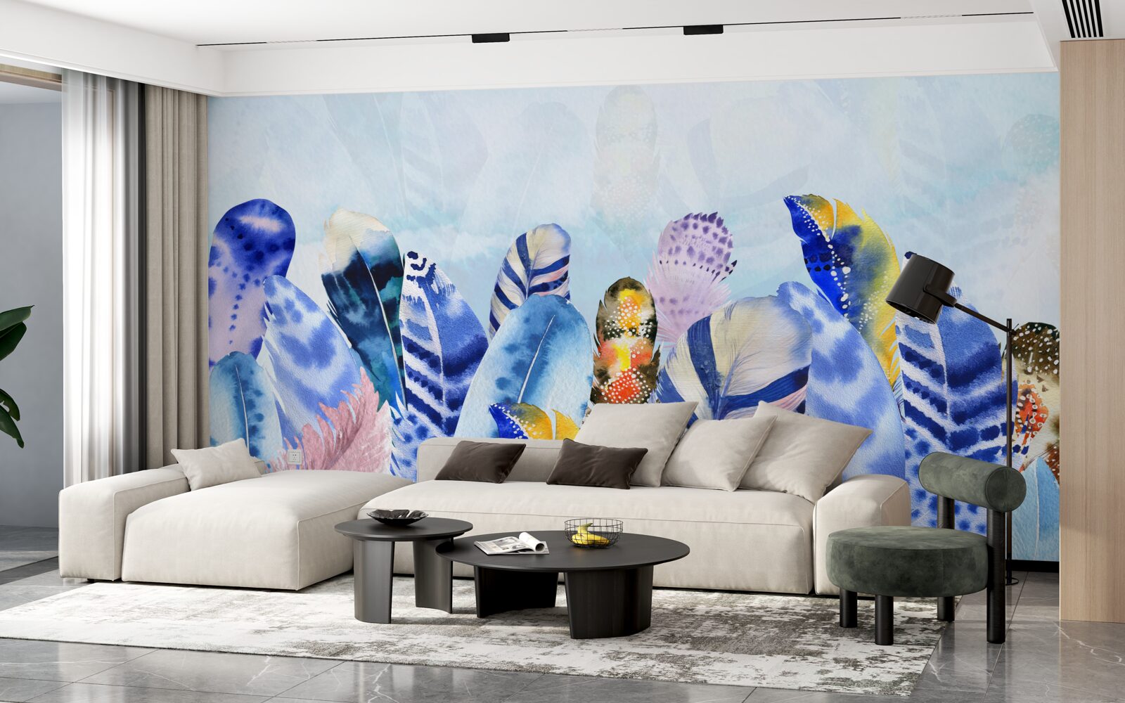 Fototapeta svetlé módne perie