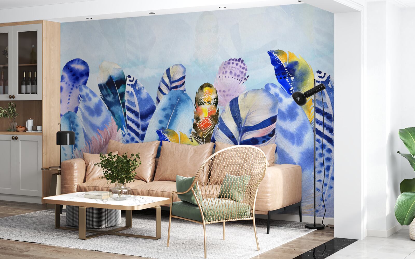 Fototapeta svetlé módne perie