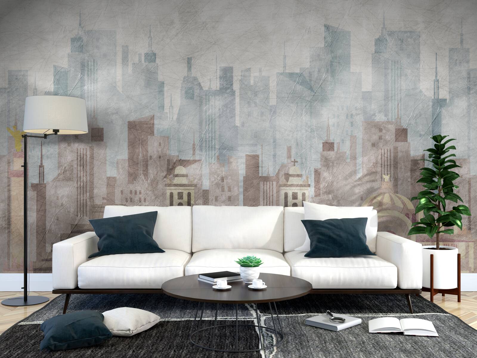 Fototapeta starobylé mesto tvárou v tvár metropole