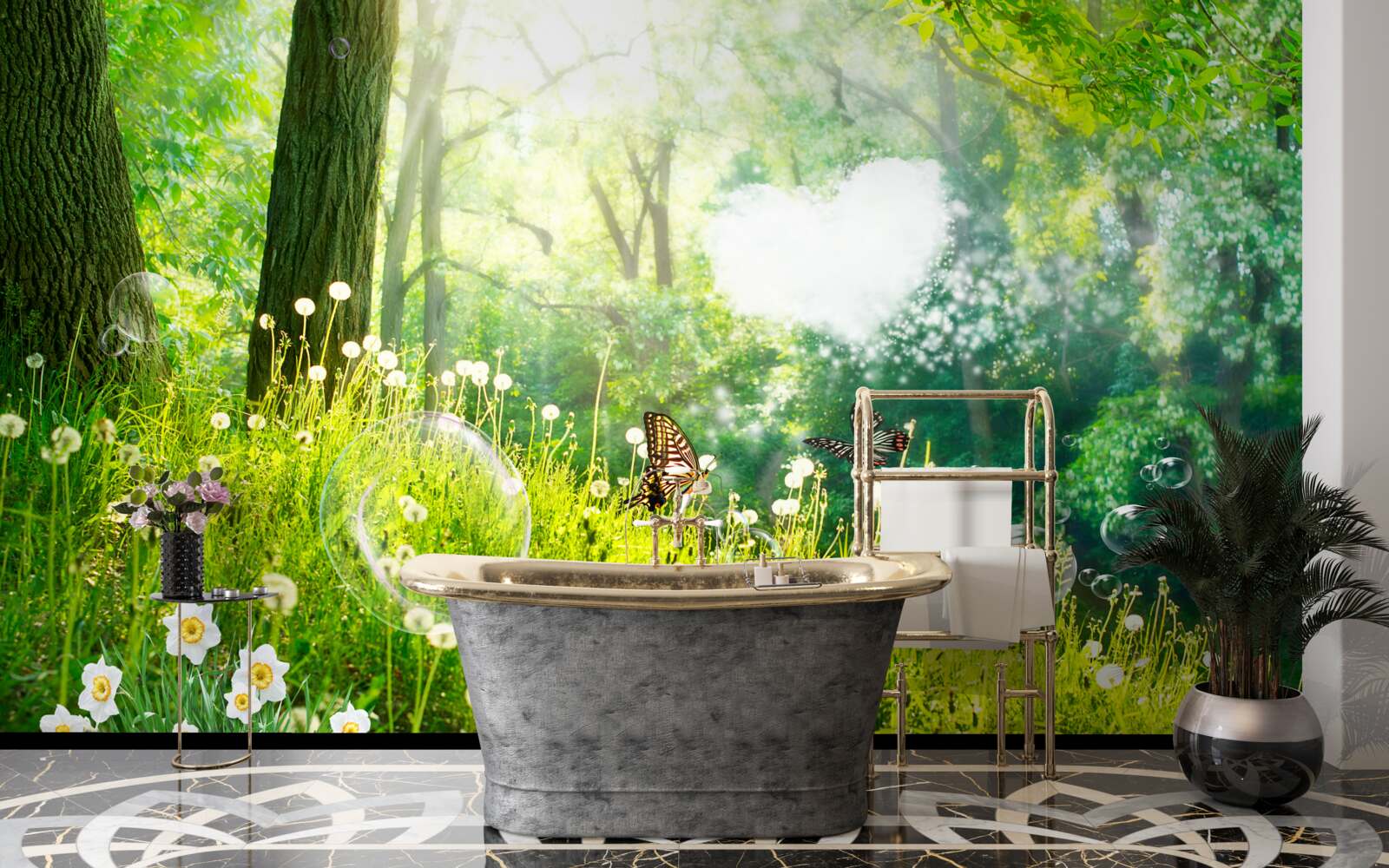 Fototapeta Mory na zelenej lúke