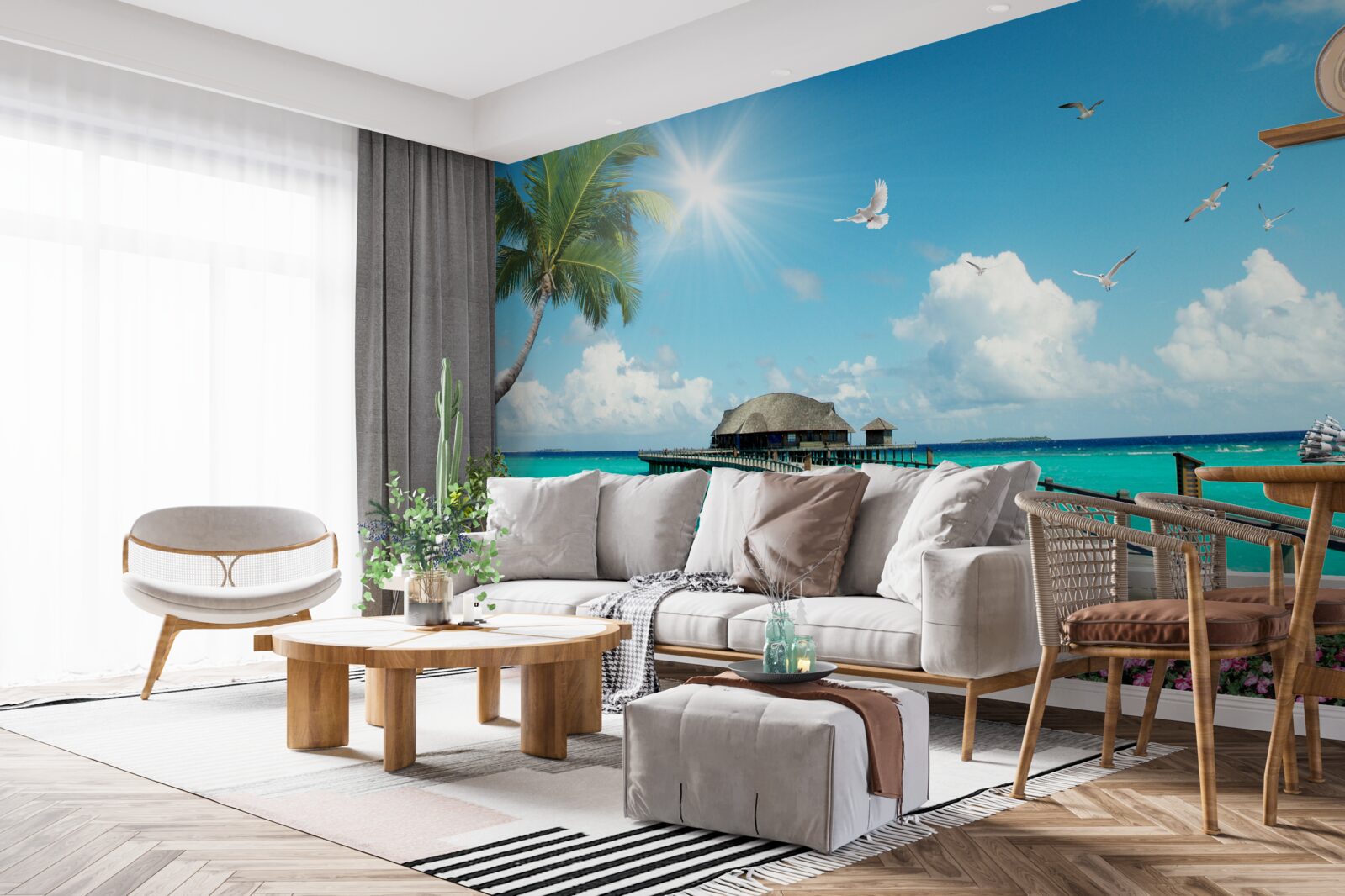 Fototapeta mólo vedúce do zálivu