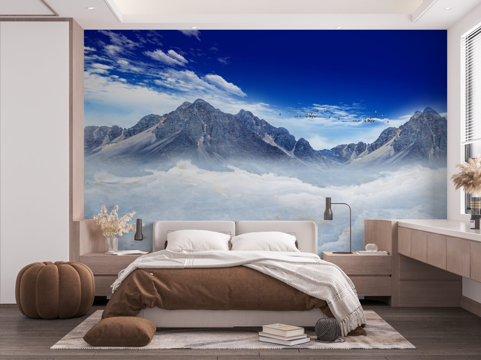 Fototapeta podmanivý horský závoj hmly