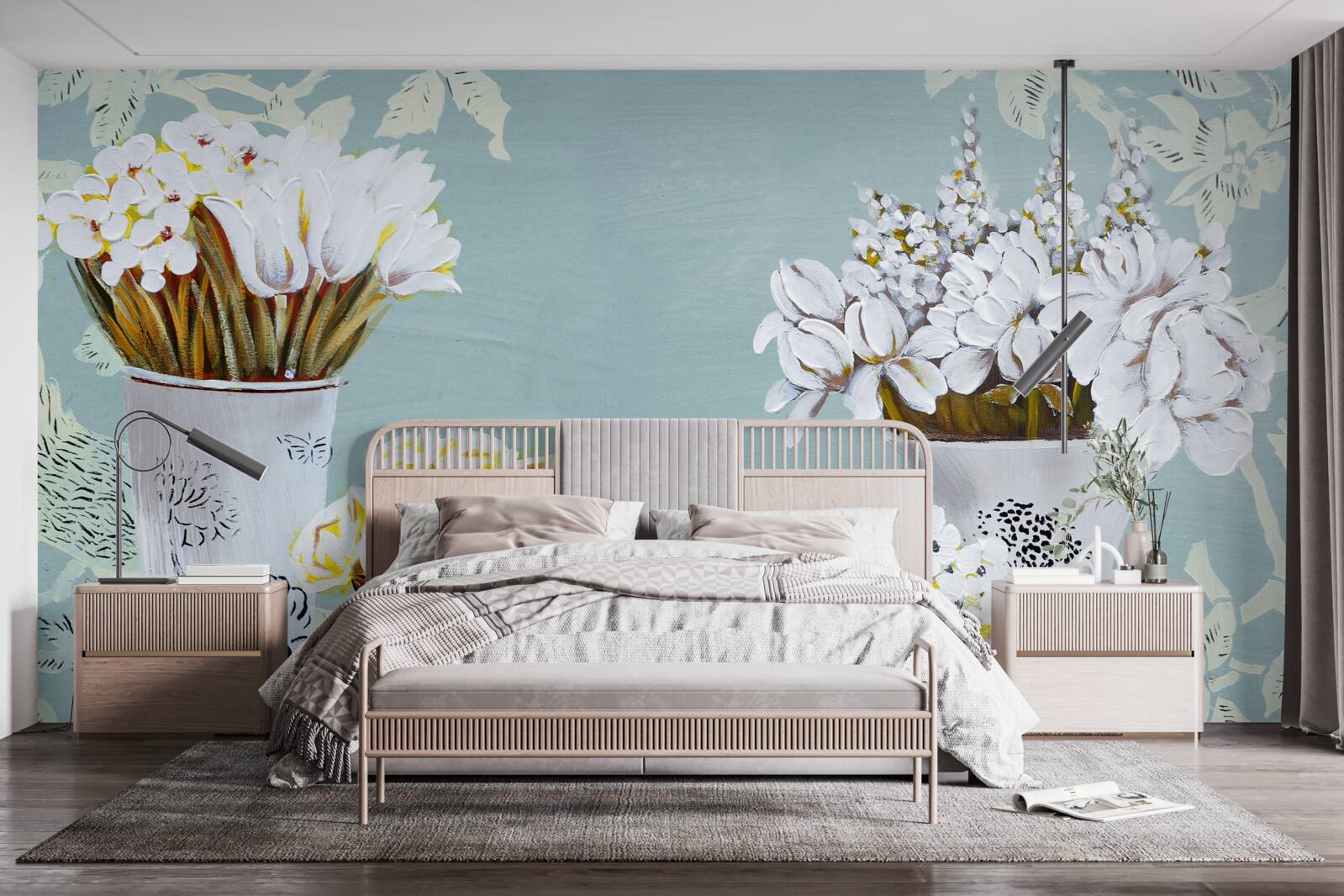 Fototapeta vázy s kyticami kvetov