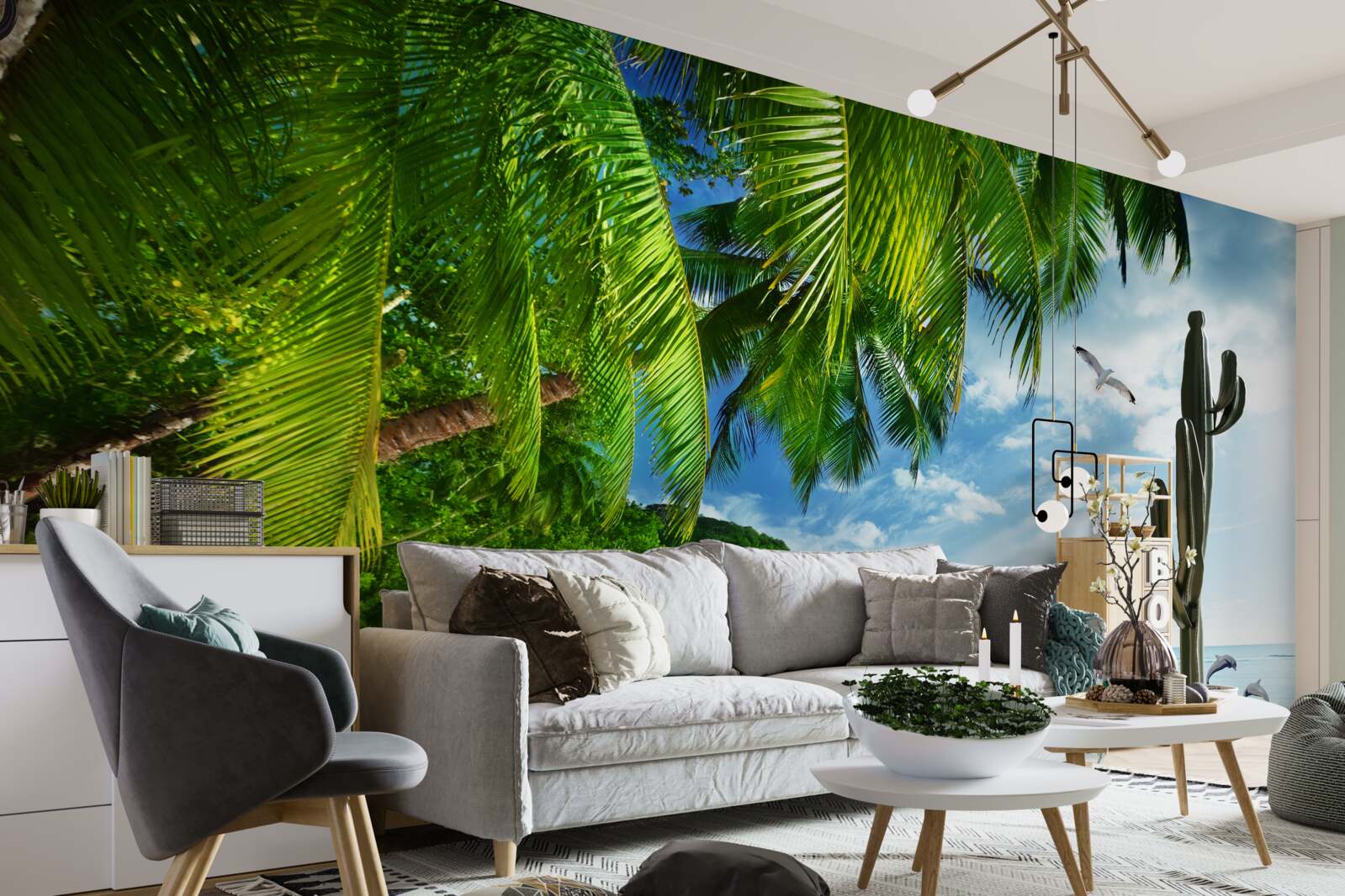 Fototapeta pustý ostrov s piesočnatou plážou