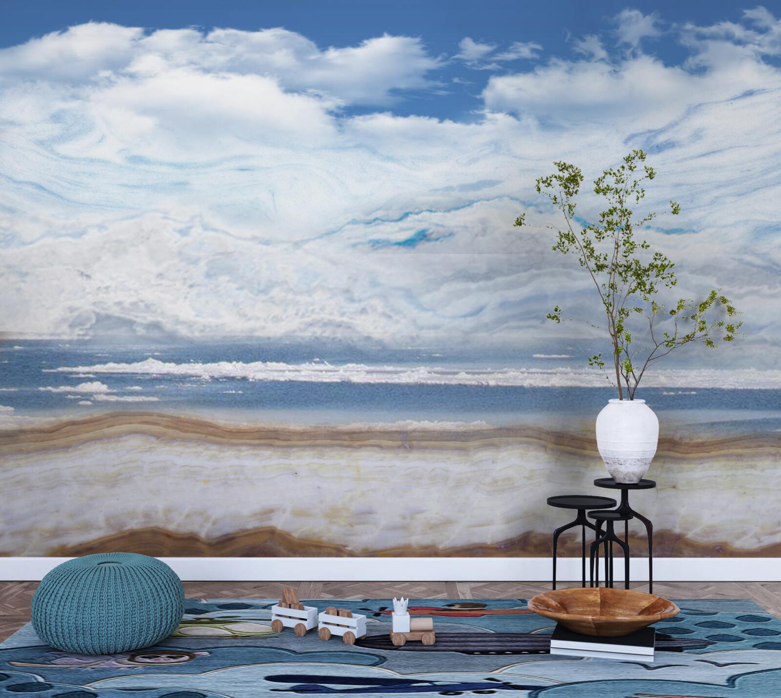 Fototapeta piesočnatá pláž a pokojné more