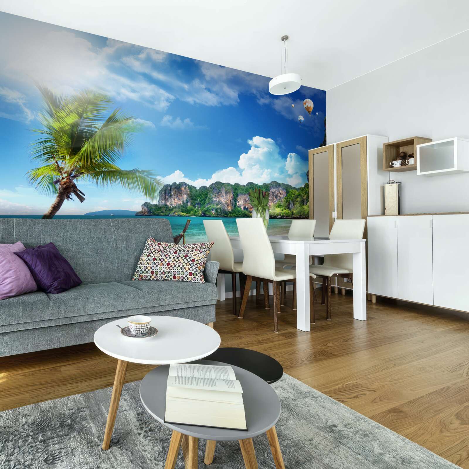 Fototapeta dok na opustenom ostrove