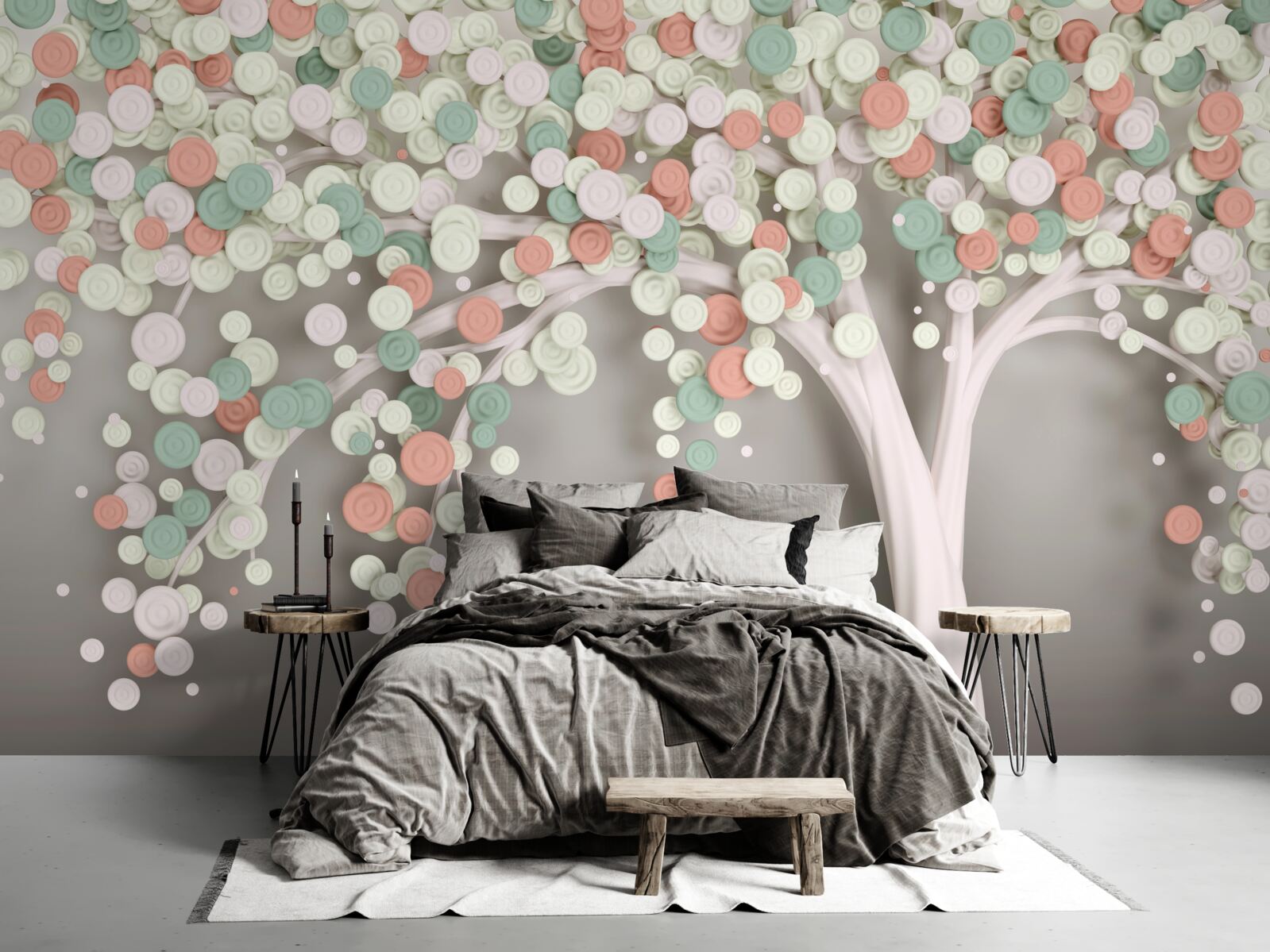 Fototapeta listy na strome na jeseň