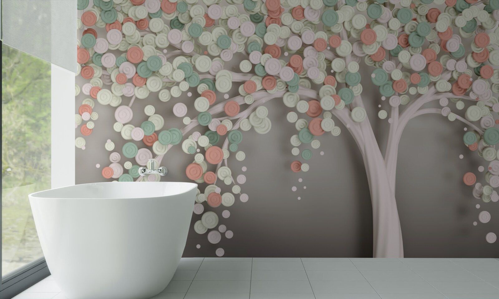 Fototapeta listy na strome na jeseň