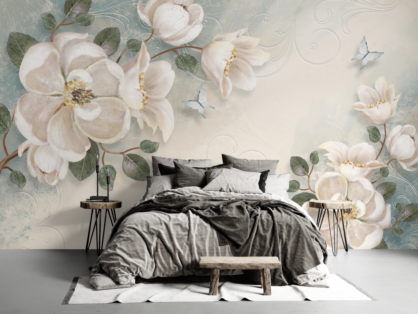 Fototapeta Snehovo biele okvetné lístky pochúťky