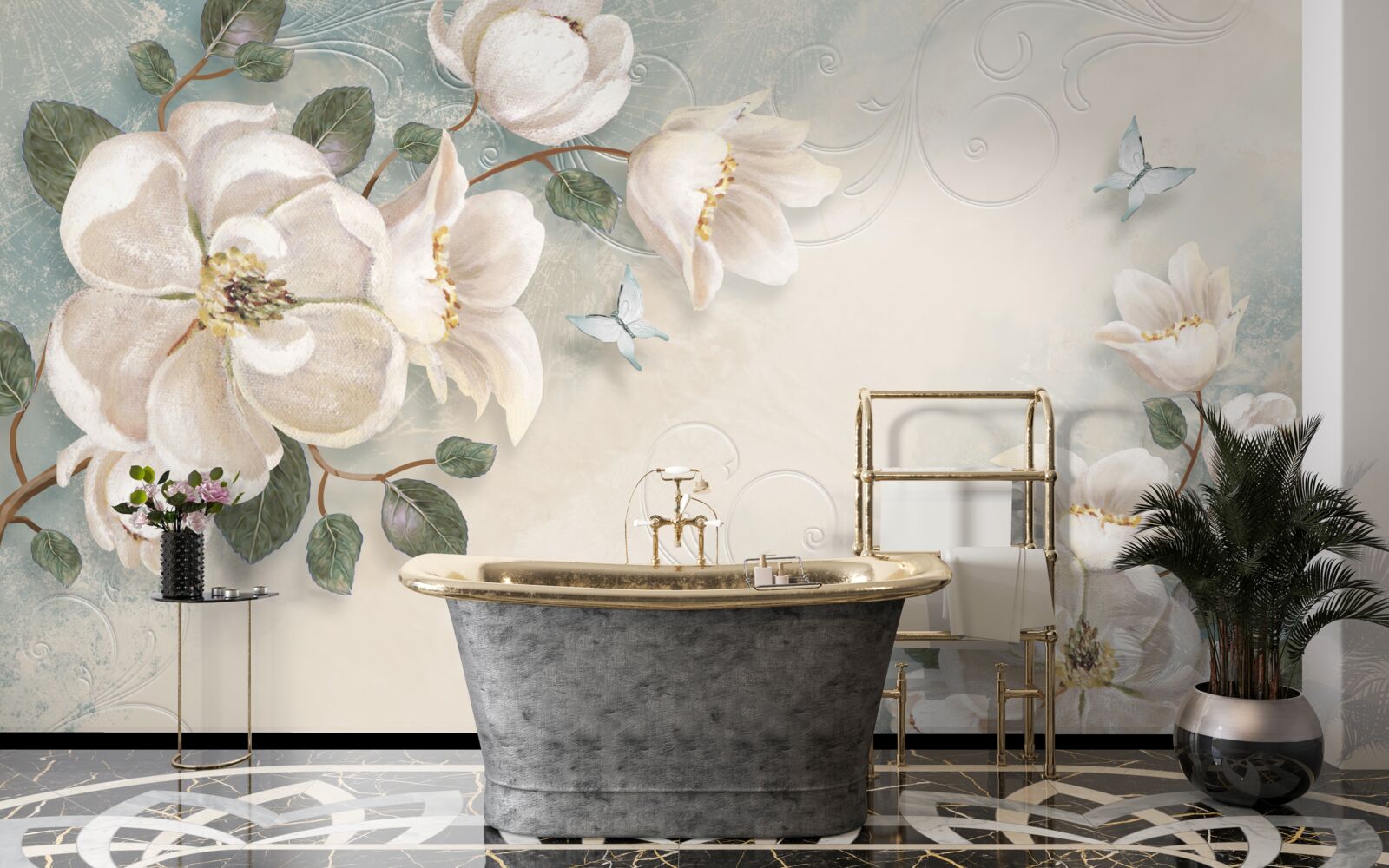 Fototapeta Snehovo biele okvetné lístky pochúťky