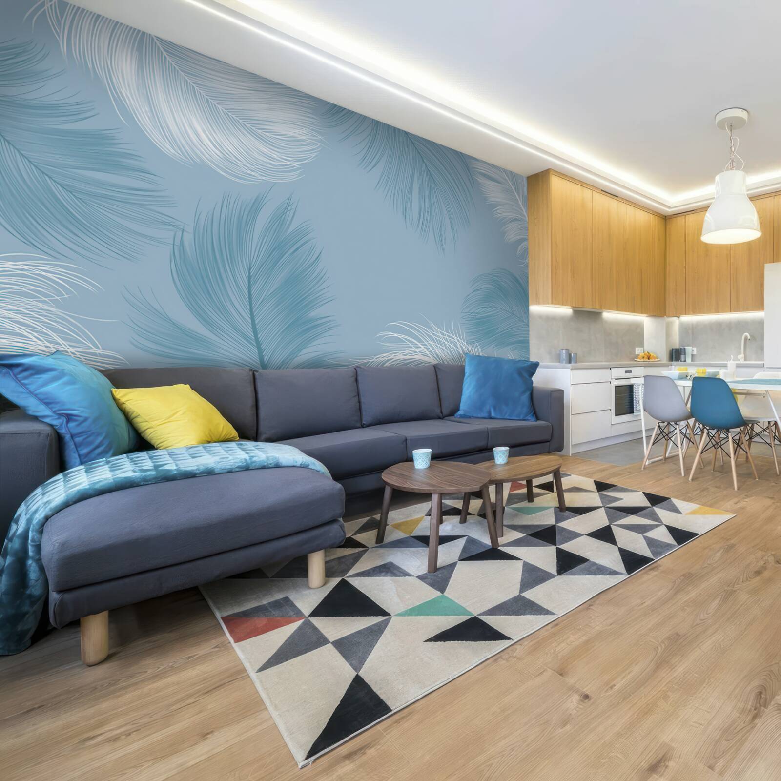 Fototapeta mäkká obloha farba peria pozadia