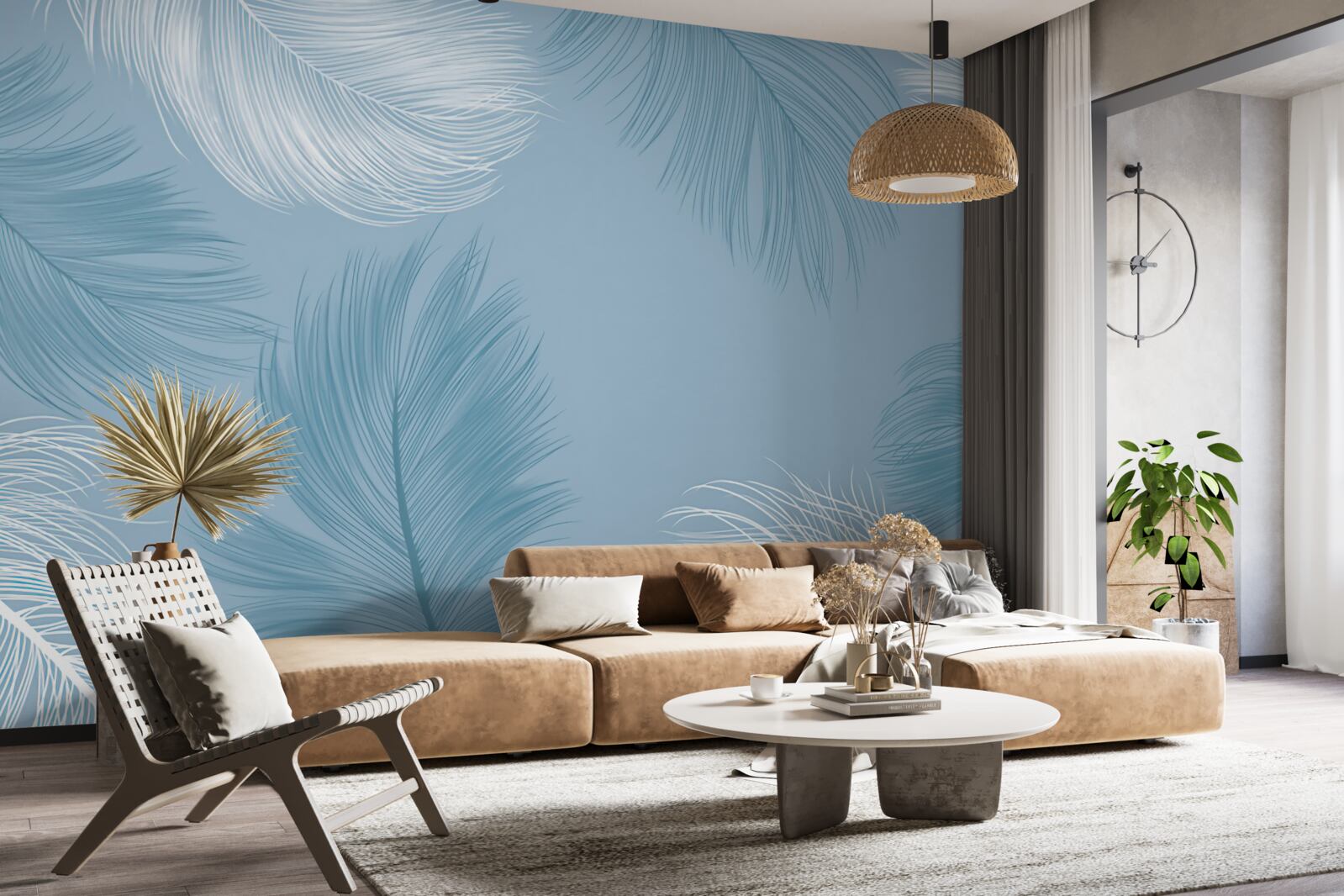 Fototapeta mäkká obloha farba peria pozadia