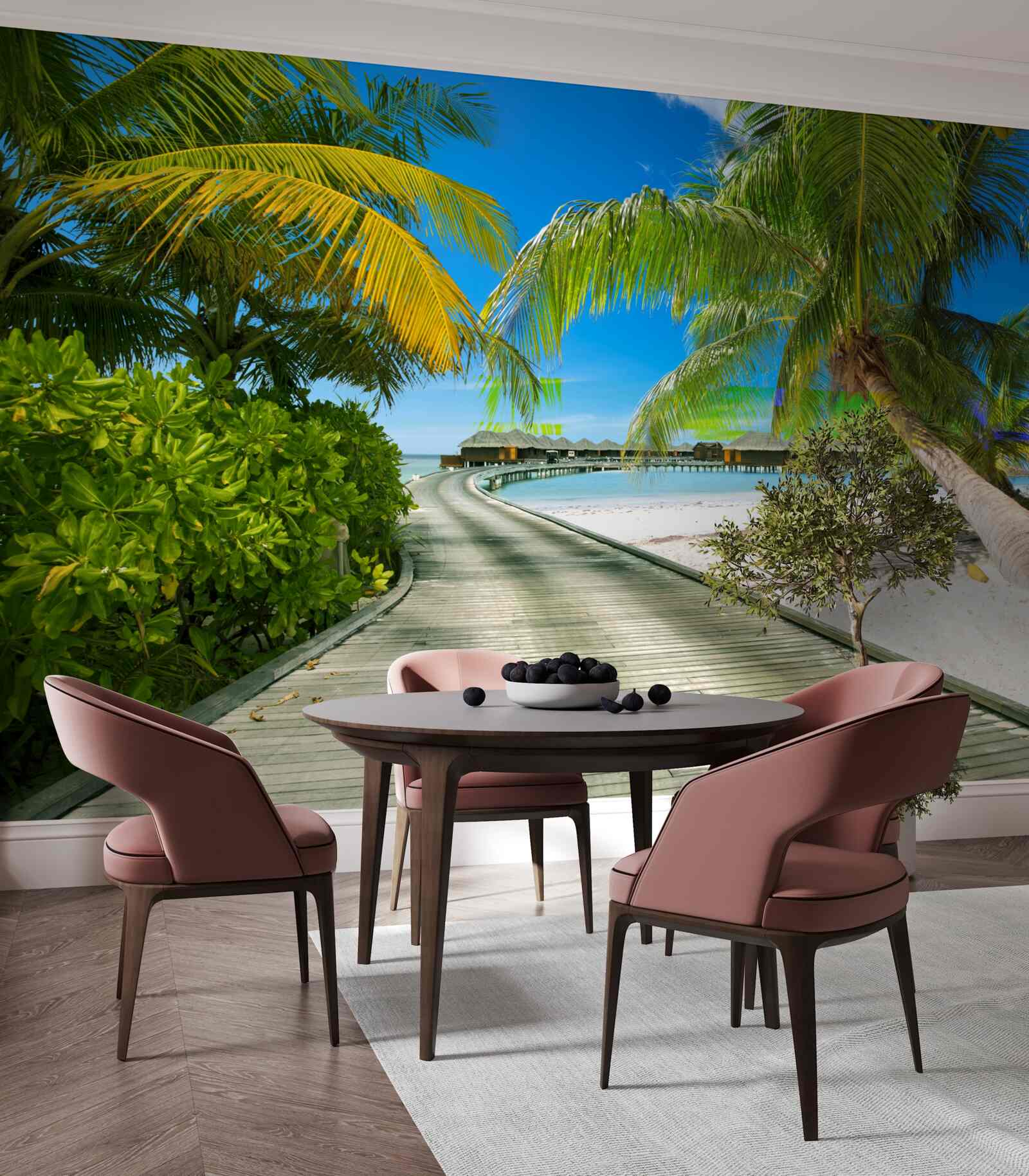 Fototapeta Cesta k prímorským chatám