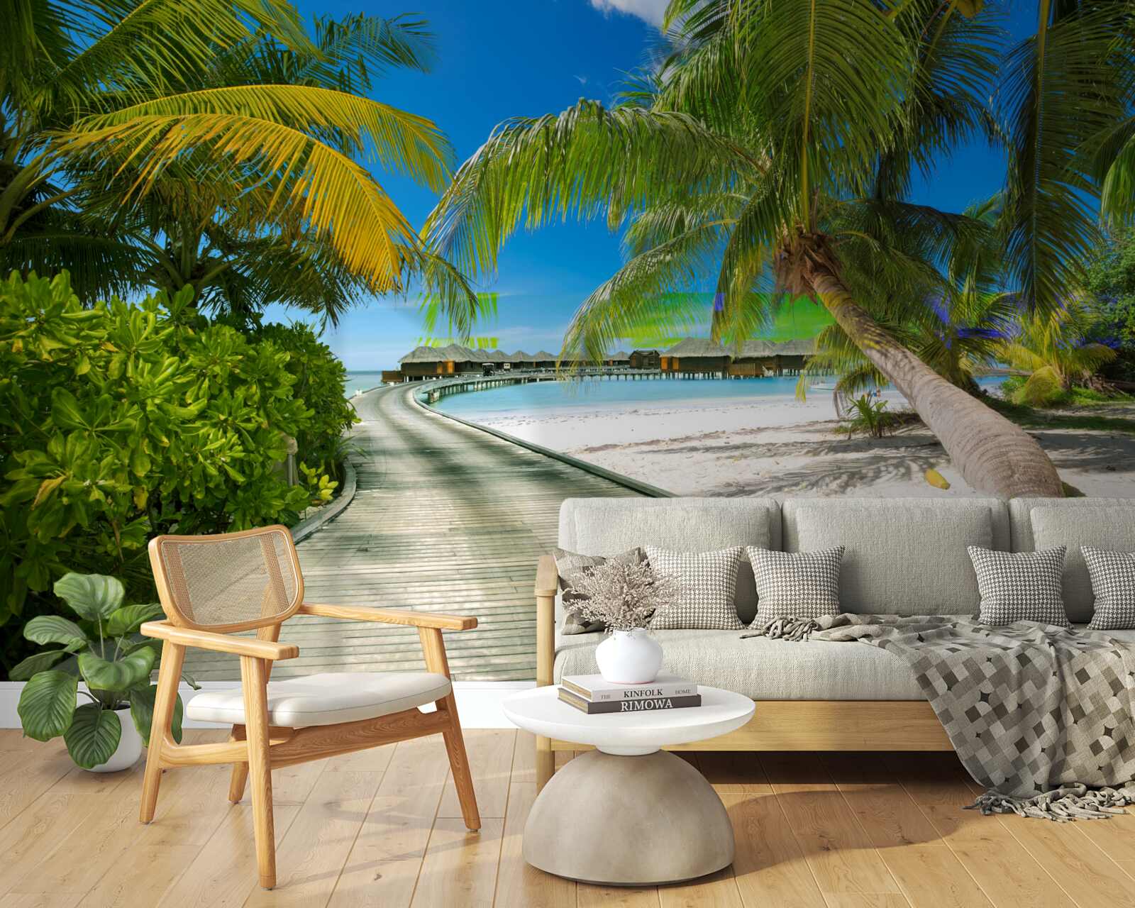 Fototapeta Cesta k prímorským chatám