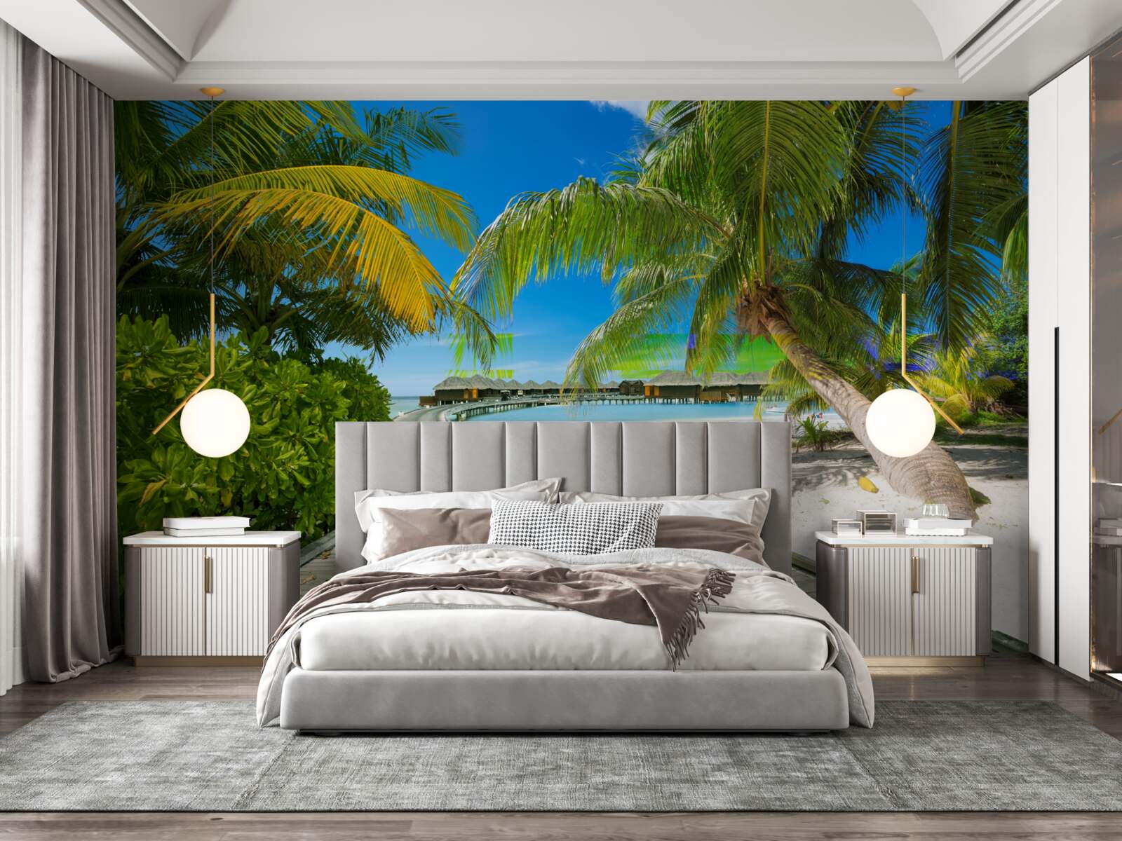 Fototapeta Cesta k prímorským chatám