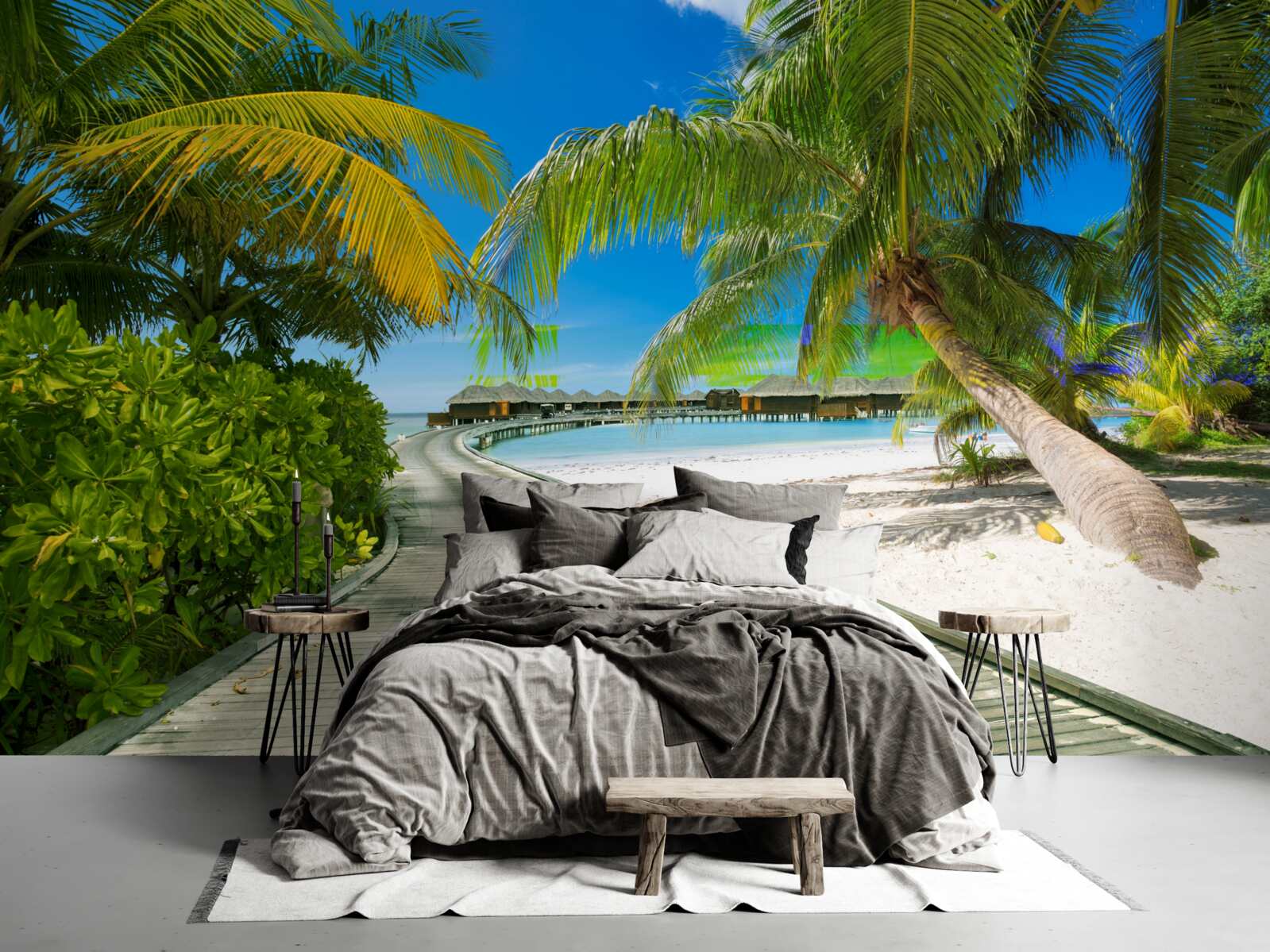 Fototapeta Cesta k prímorským chatám