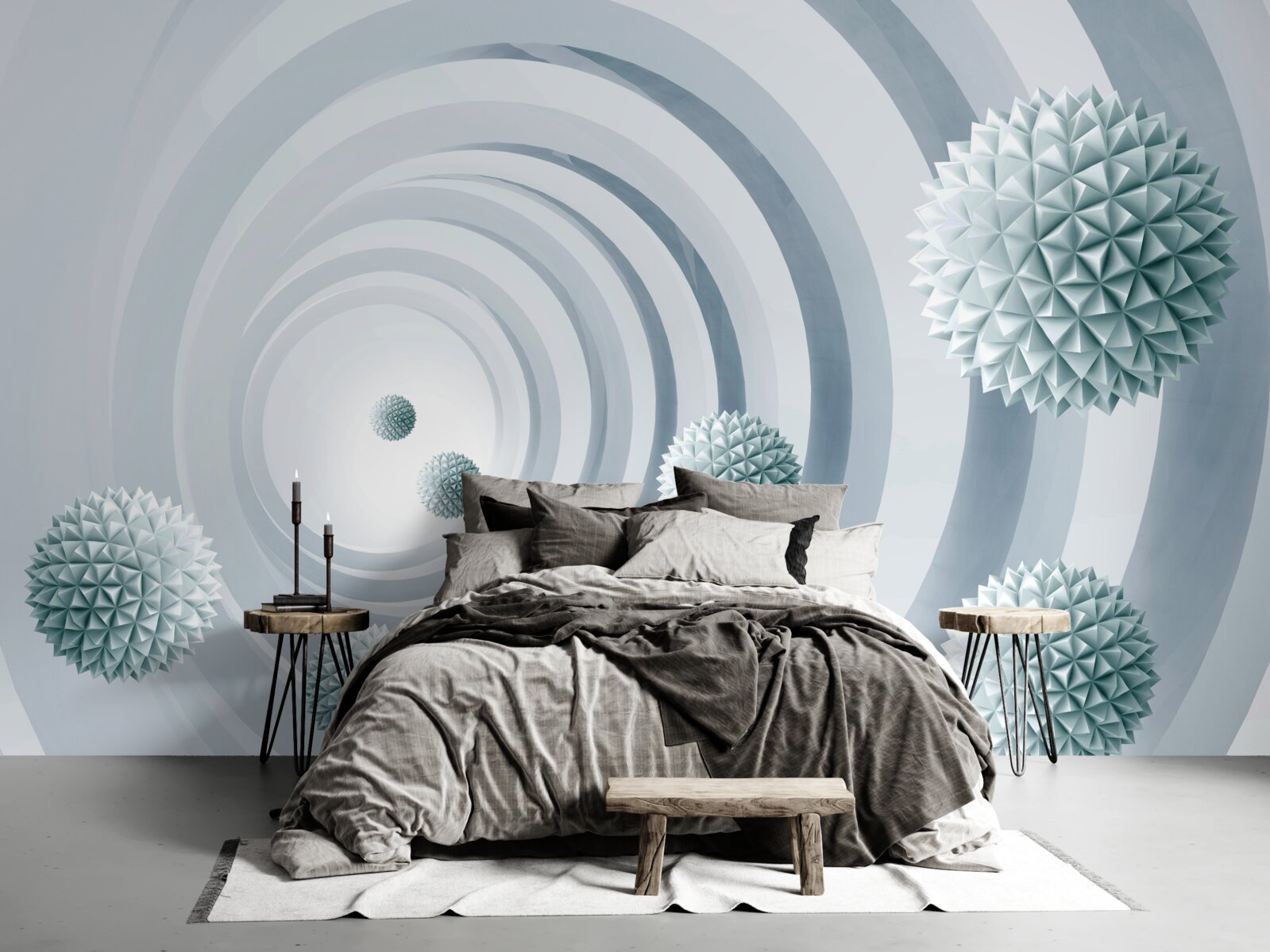 Fototapeta gule miznú v kruhovom priechode