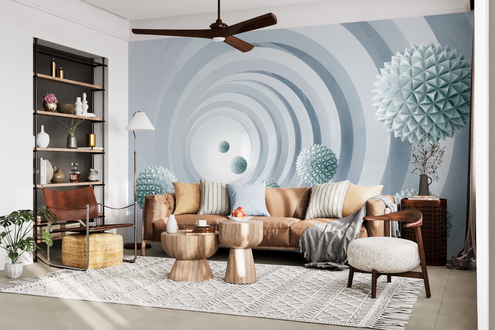 Fototapeta gule miznú v kruhovom priechode