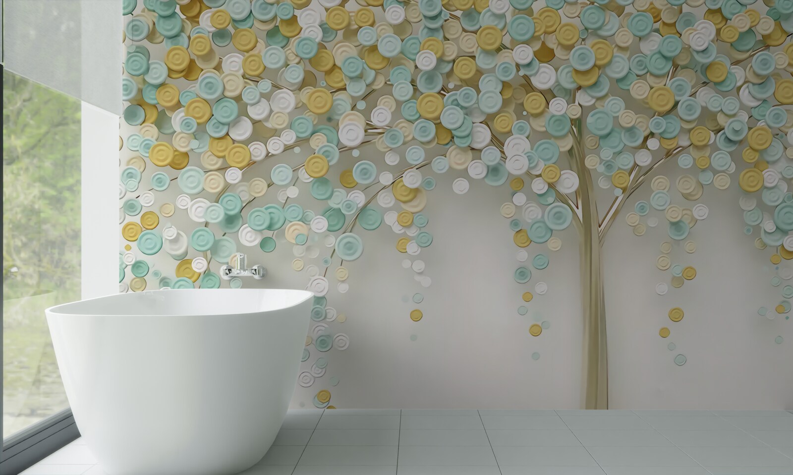 Fototapeta žiara letných odtieňov na dreve