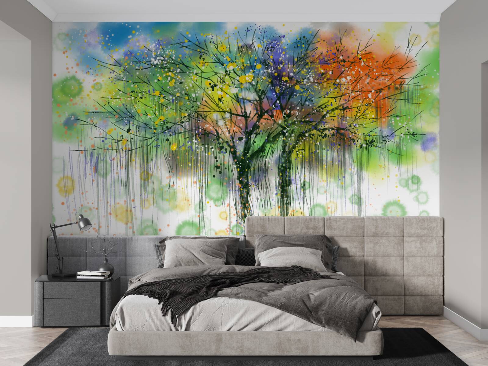 Fototapeta jesenný les je plný pestrých farieb