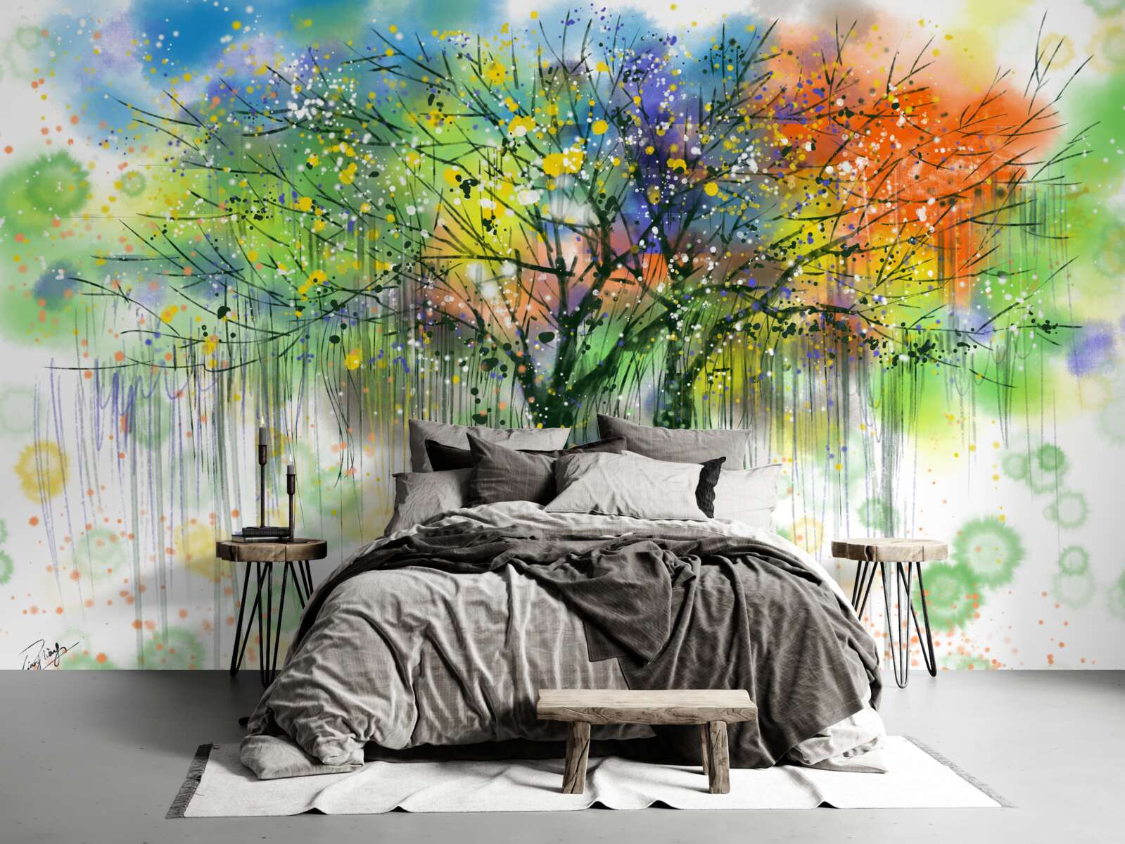 Fototapeta jesenný les je plný pestrých farieb