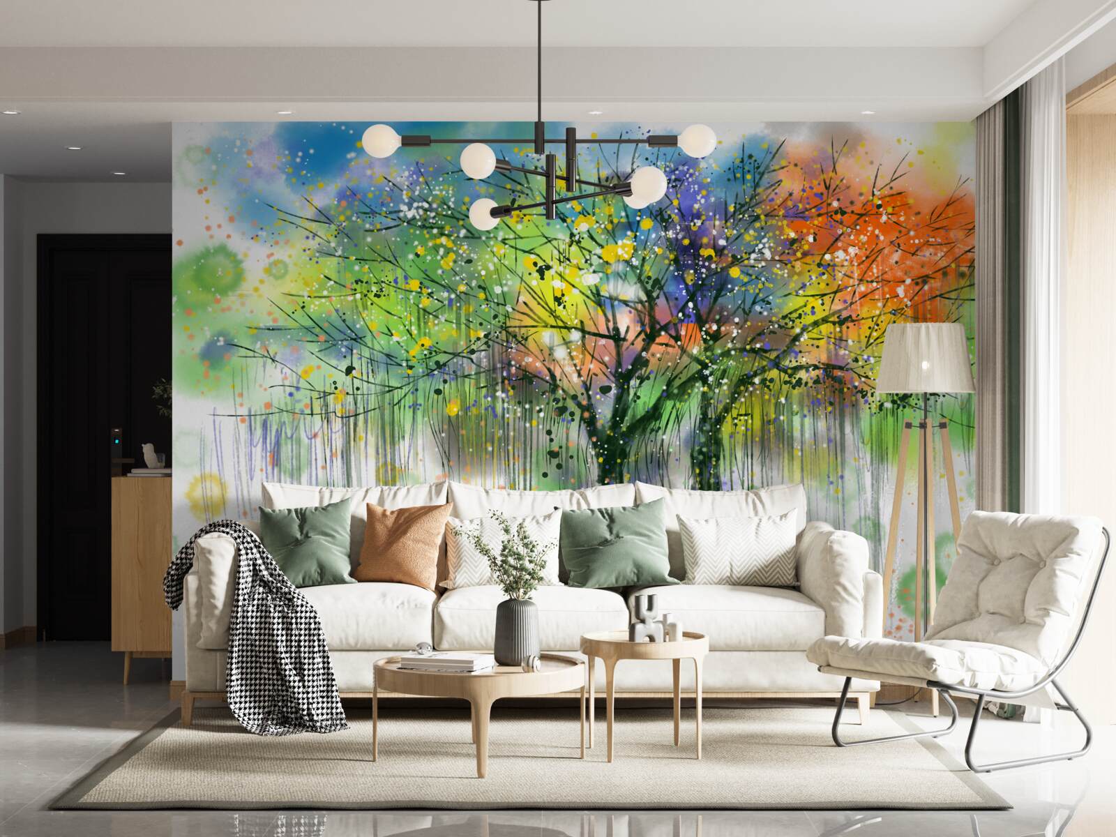 Fototapeta jesenný les je plný pestrých farieb