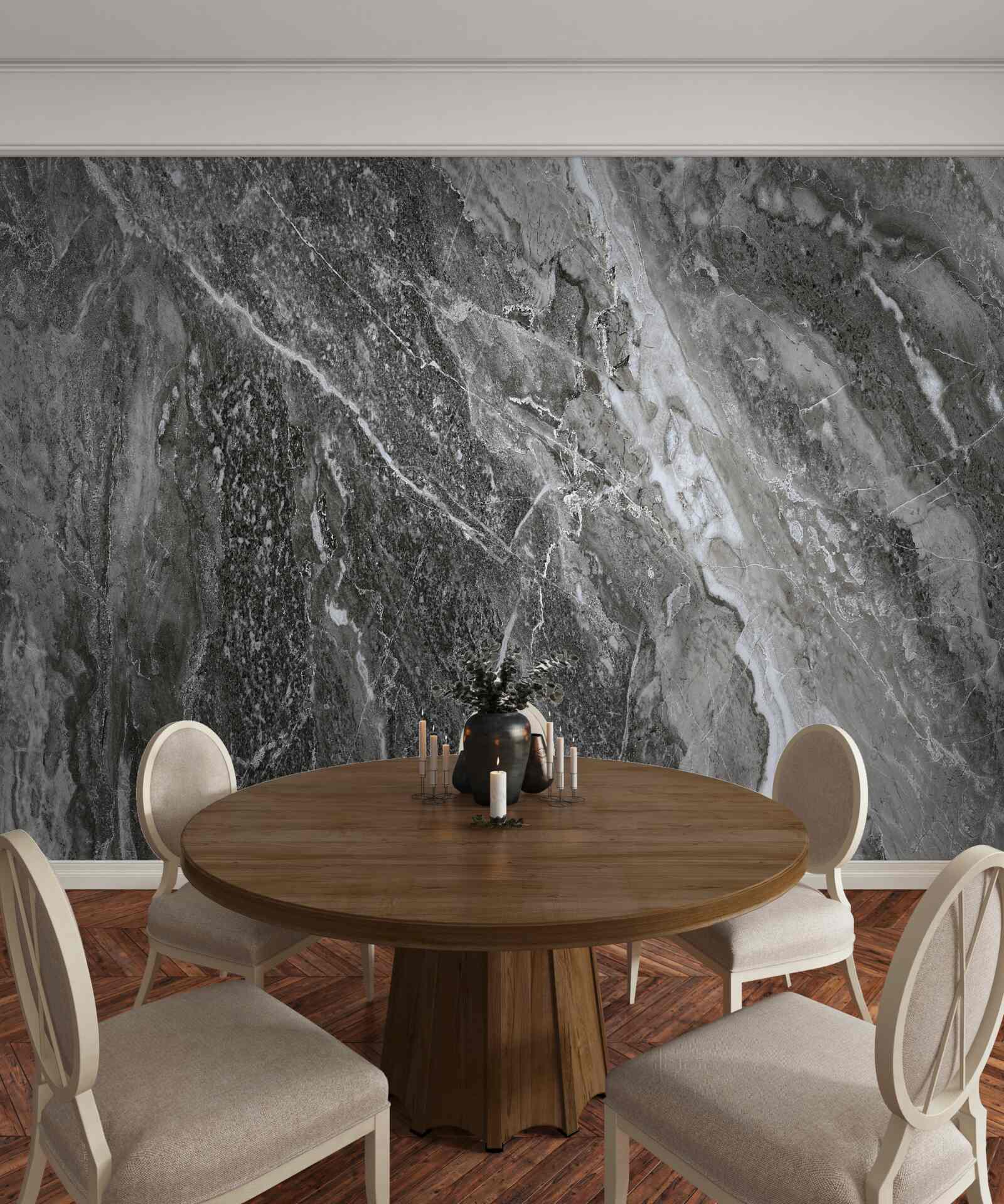 Fototapeta mramorová abstrakcia v rachote hromu