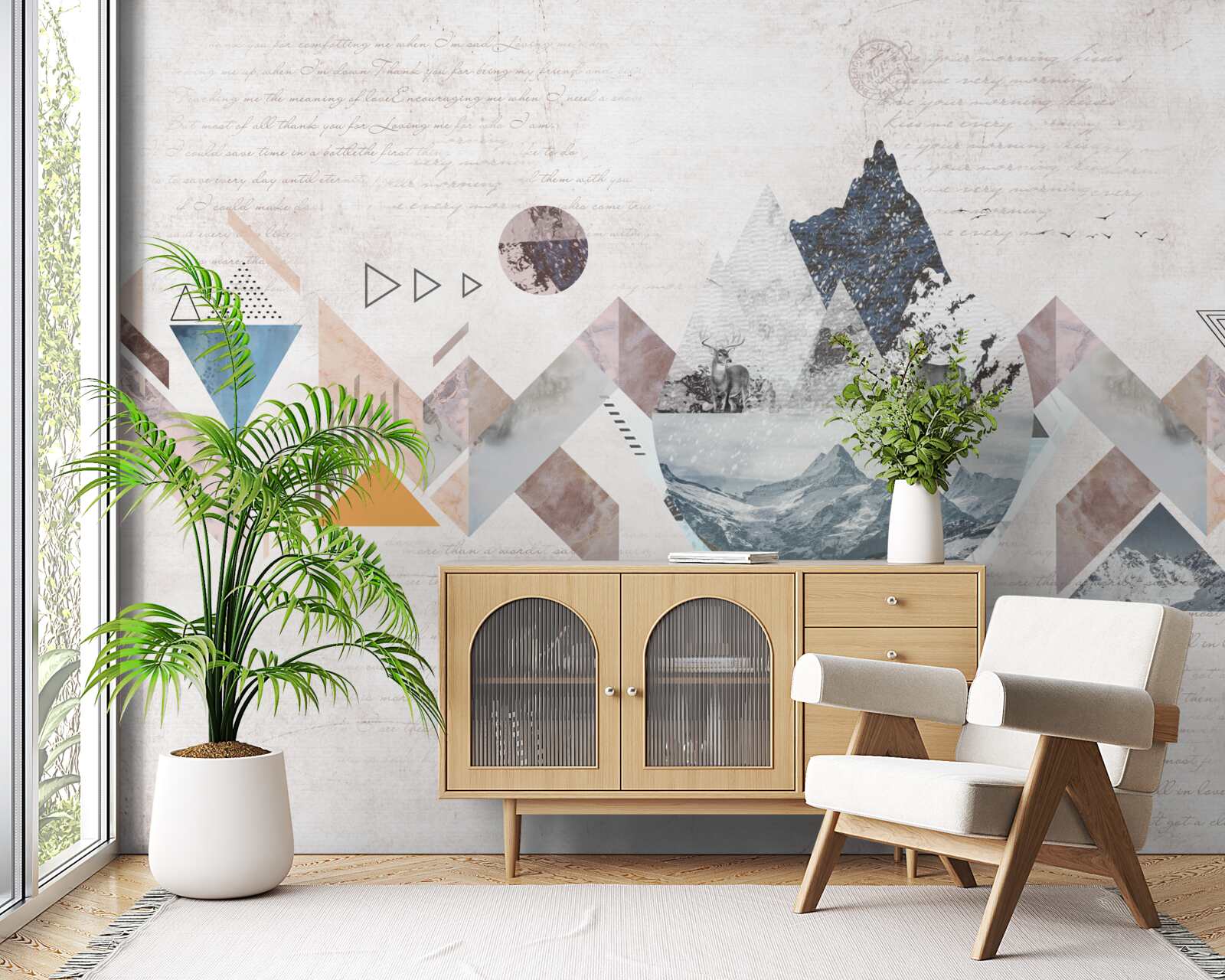 Fototapeta zimný náčrt zúriaceho vodného chaosu