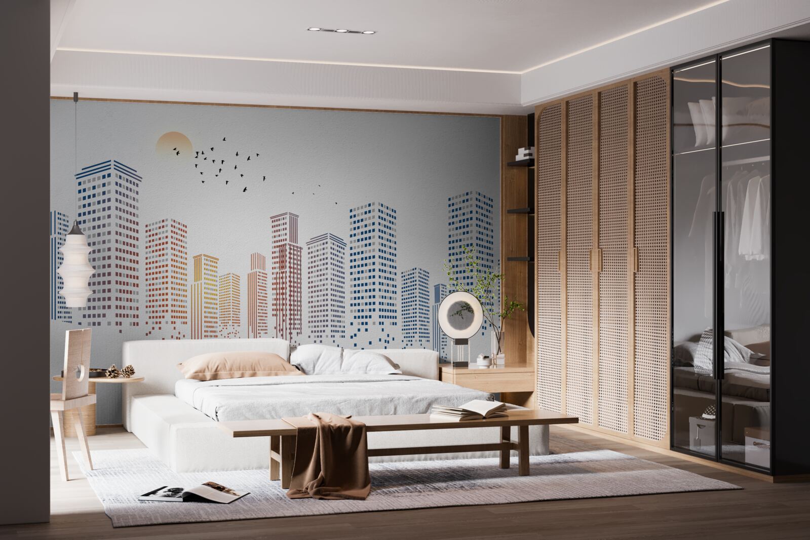 Fototapeta súčasné panorámy mesta