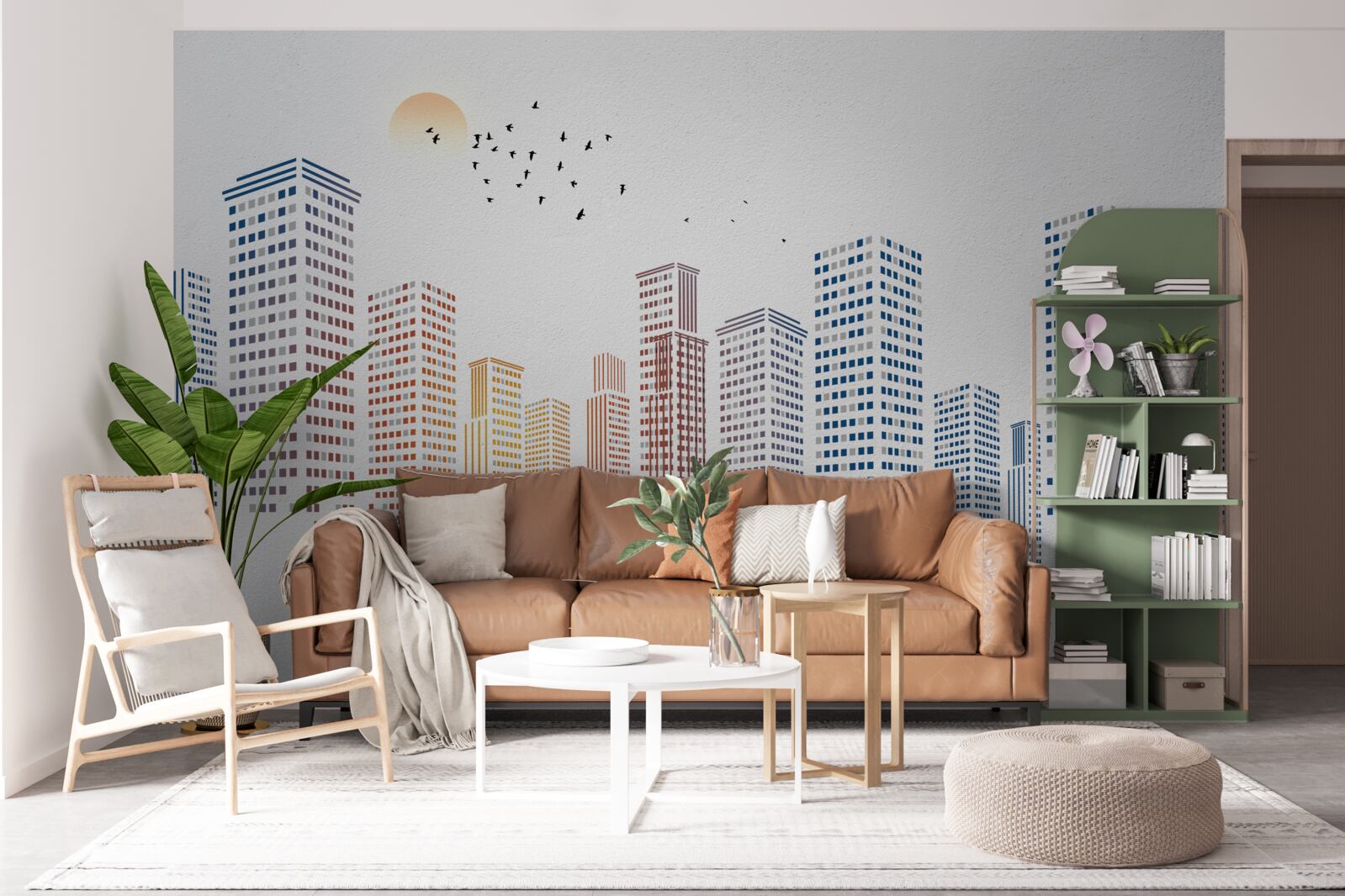 Fototapeta súčasné panorámy mesta