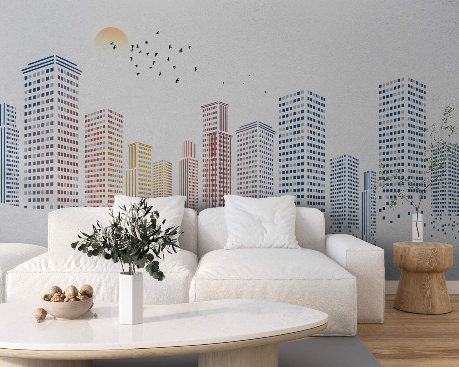 Fototapeta súčasné panorámy mesta