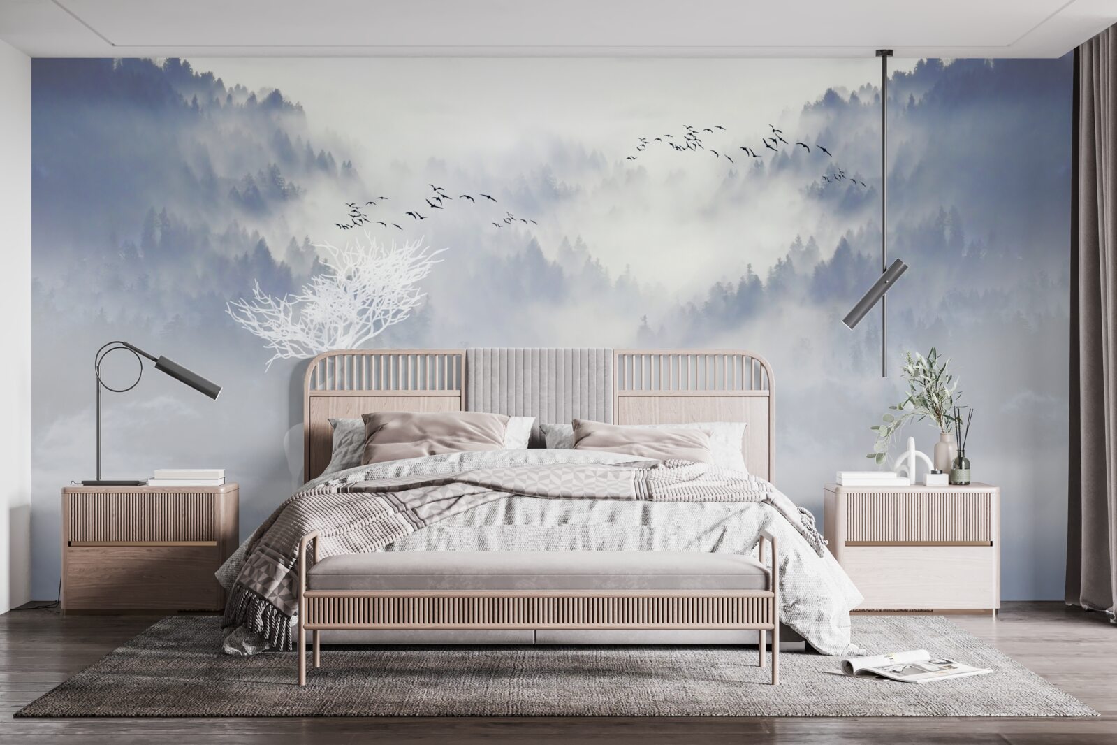 Fototapeta hmlistý les obývala šľachtická rodina jeleňov