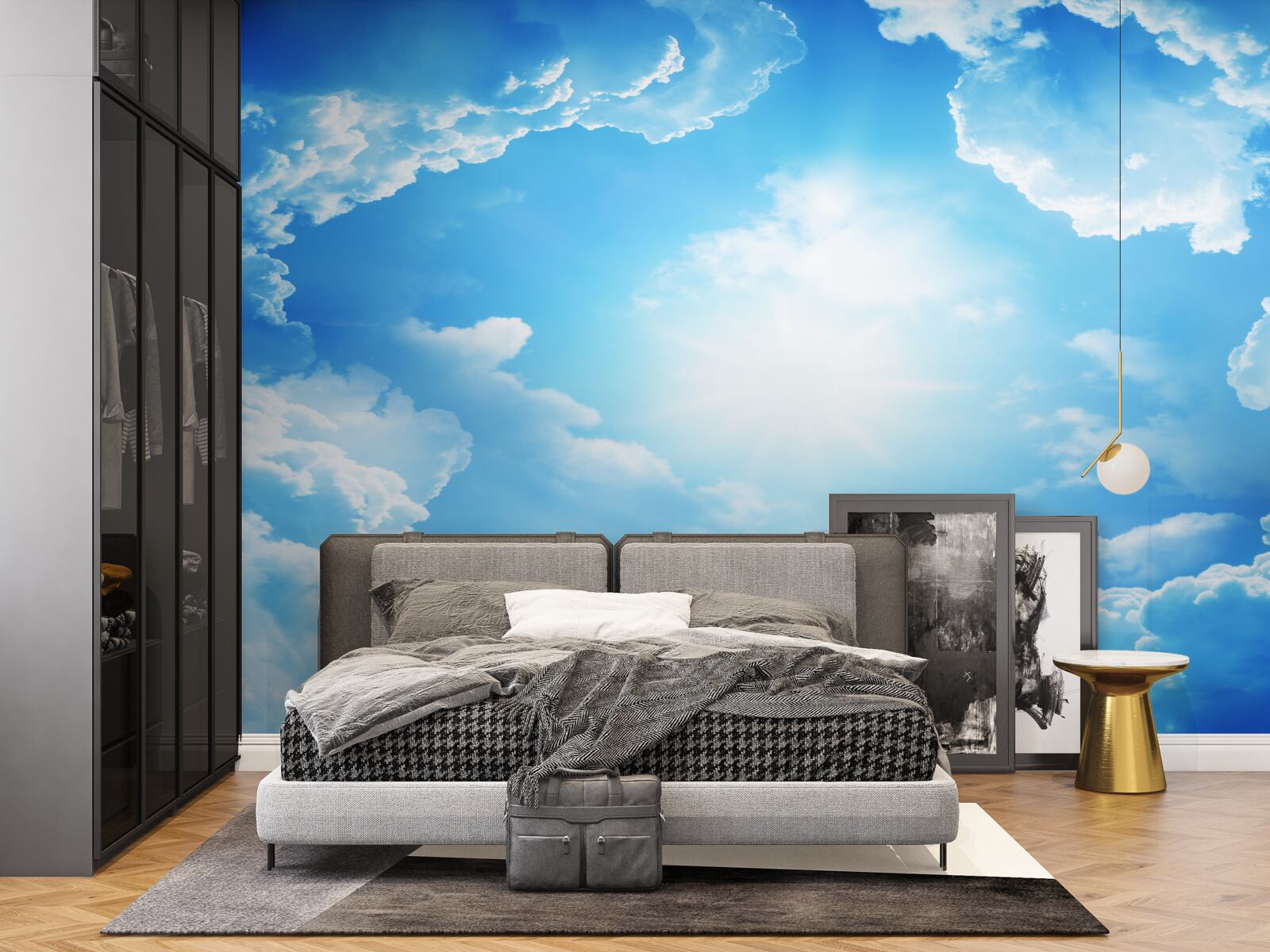 Fototapeta hypnotizujúca obloha je osvetlená jasným slnkom