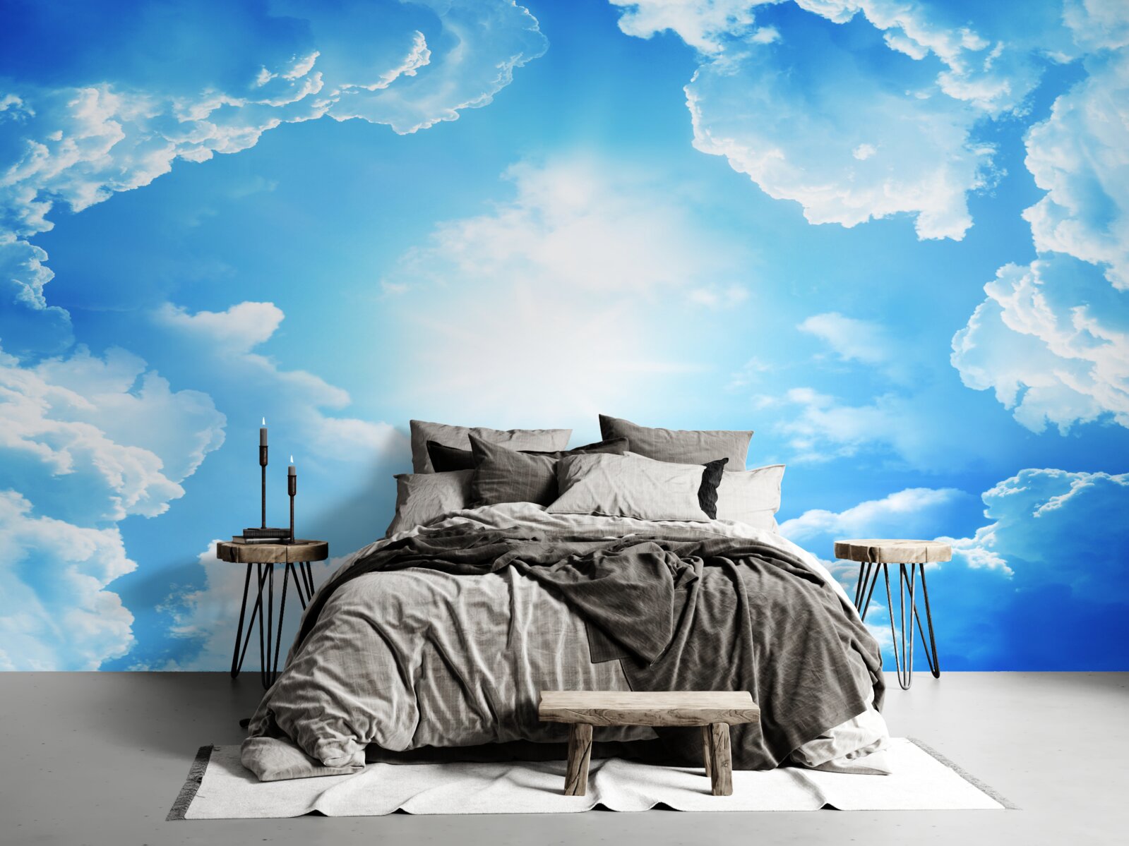 Fototapeta hypnotizujúca obloha je osvetlená jasným slnkom