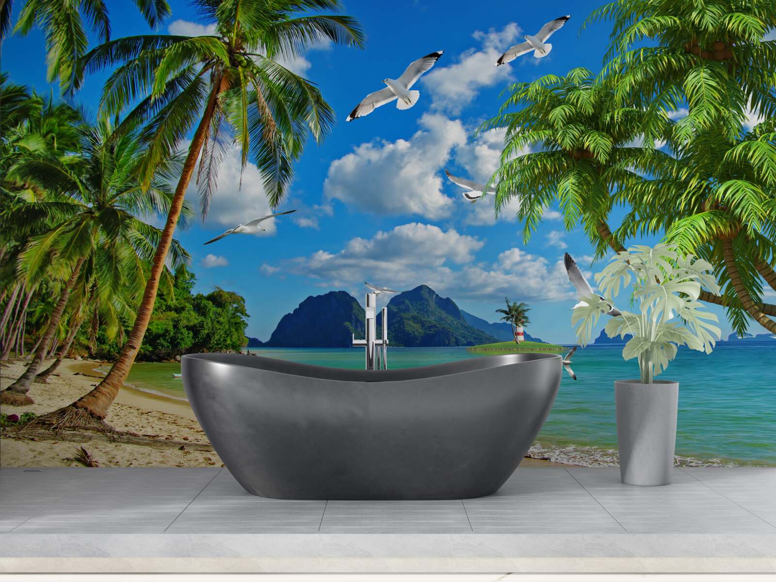 Fototapeta raj v trópoch