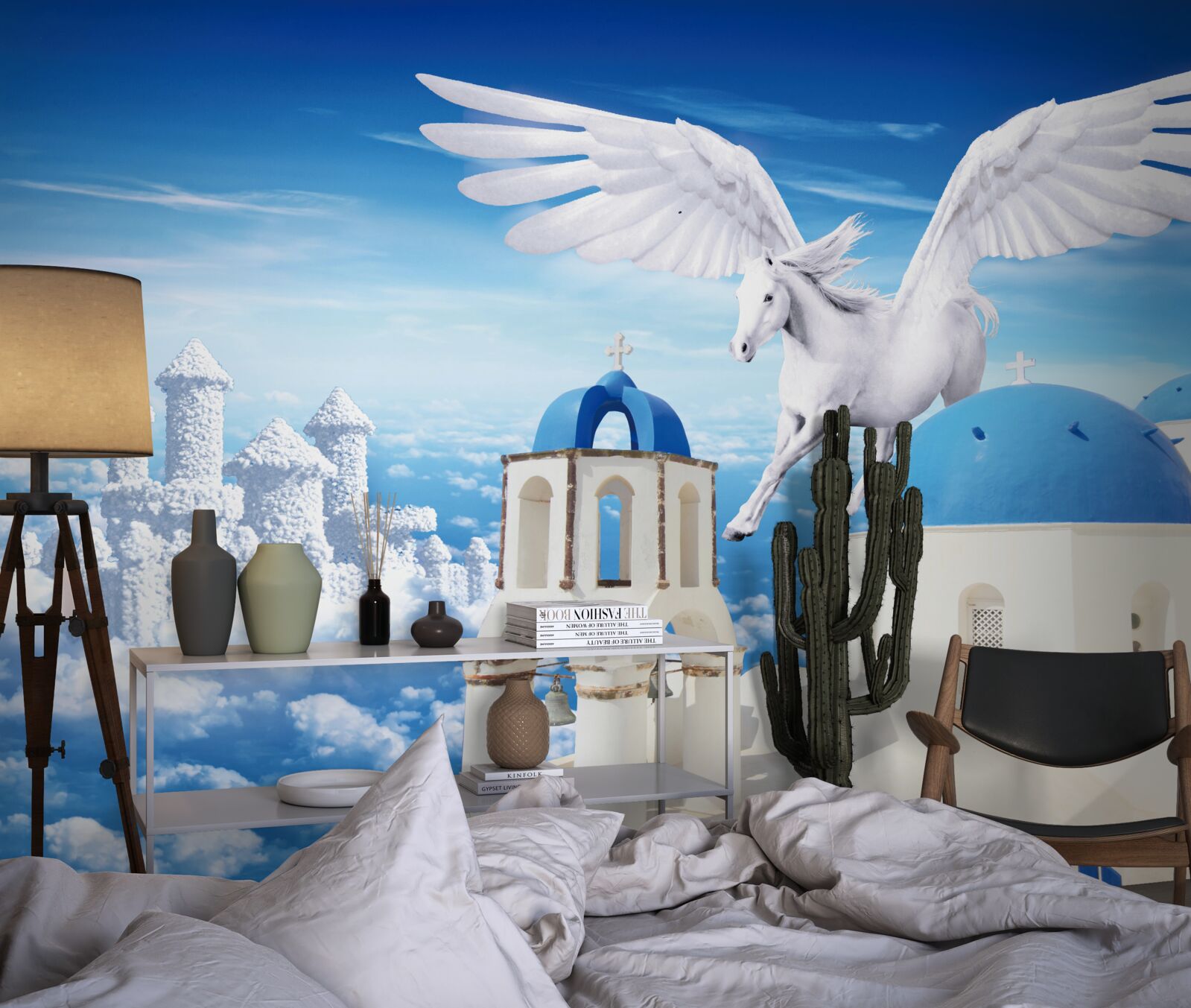 Fototapeta stúpajúci ľahký pegas