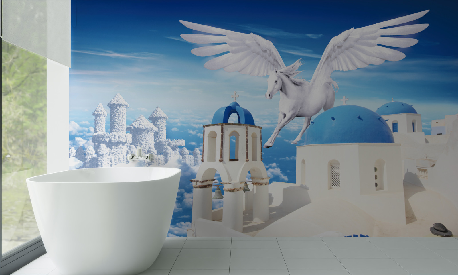 Fototapeta stúpajúci ľahký pegas