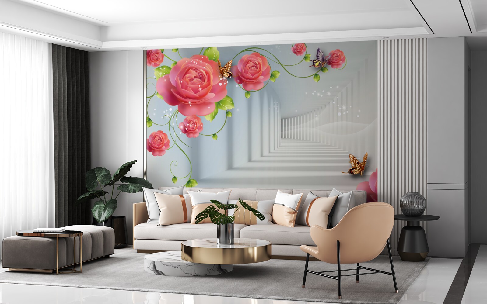 Fototapeta červené ruže ležia pred rodičmi