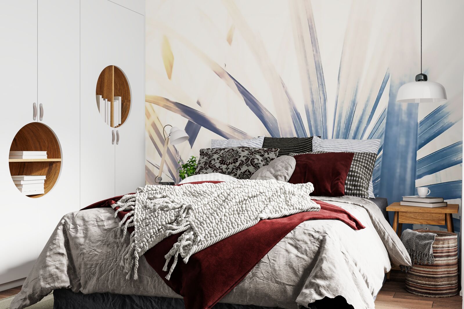 Fototapeta detailné zábery palmových listov