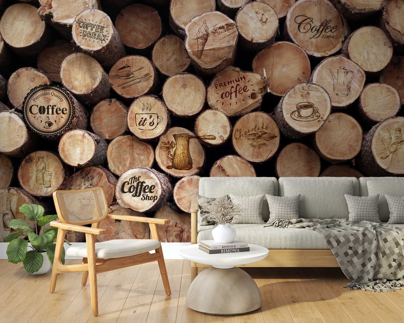 Fototapeta vínové zátky s obrázkami