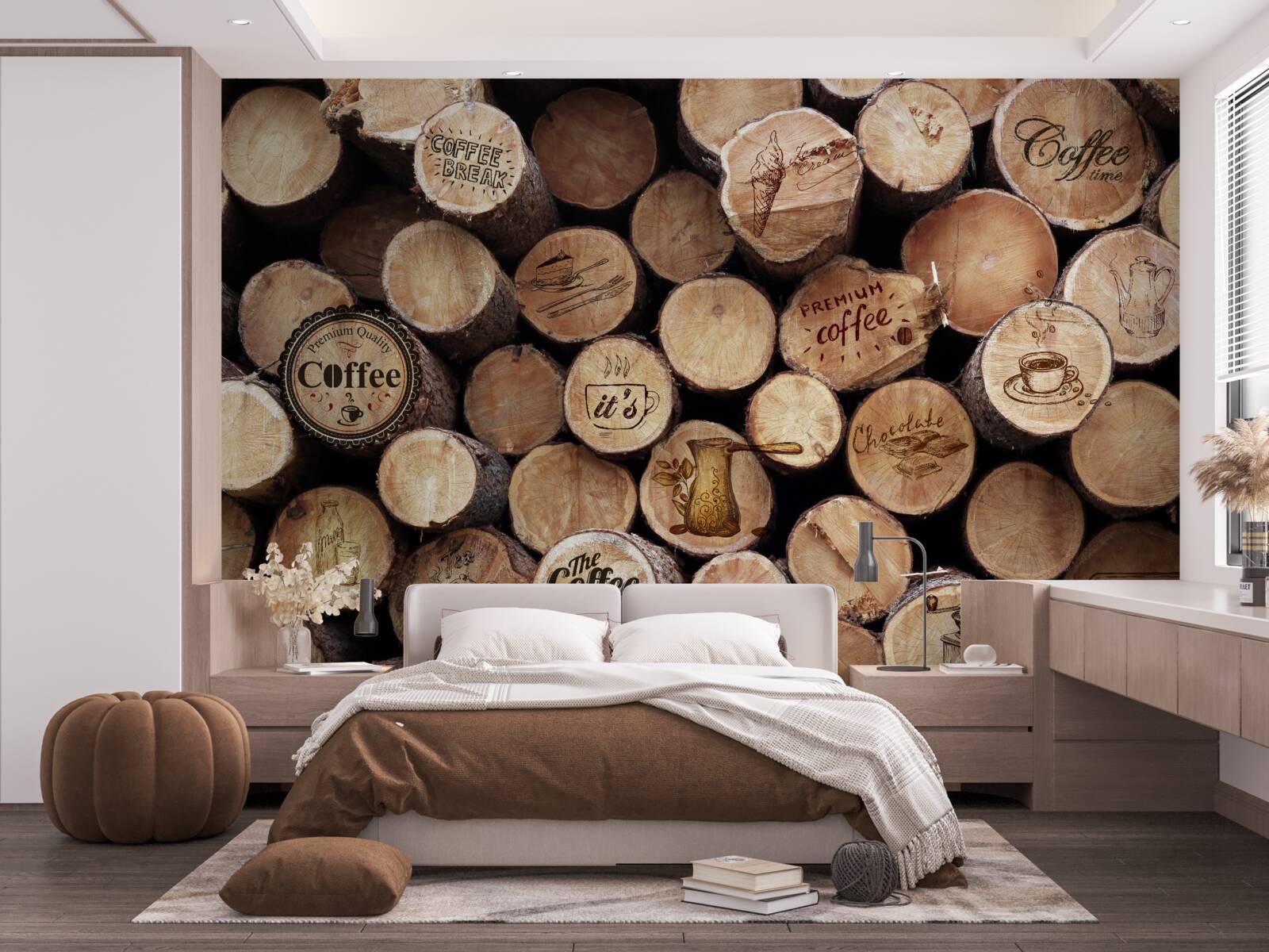 Fototapeta vínové zátky s obrázkami