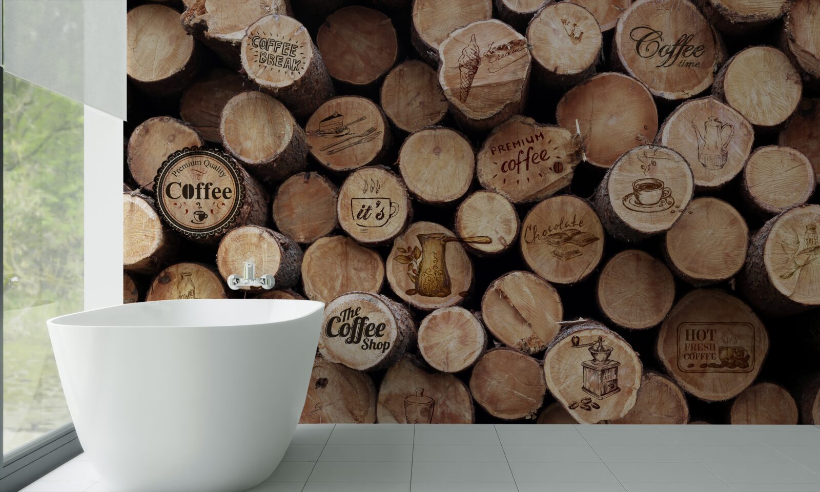 Fototapeta vínové zátky s obrázkami