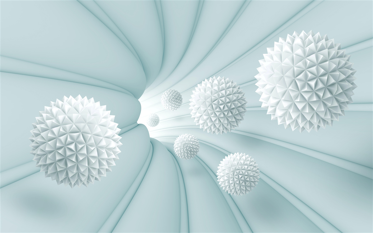 Fototapeta gule letiace cez tunel